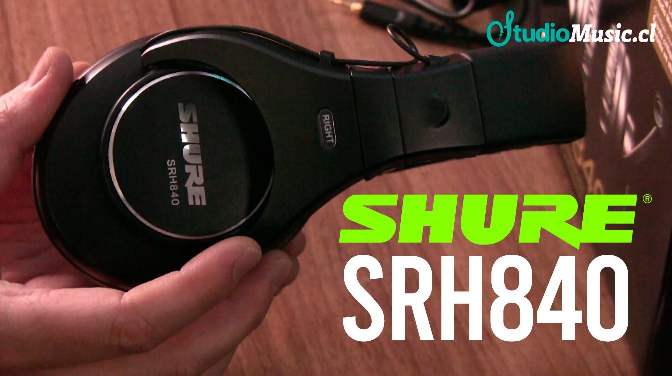 Audífonos Profesionales Shure SRH840, Precisión y Comodidad