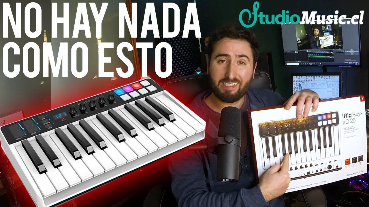El Controlador Más Versátil! IK Multimedia iRig Keys I/O 25 - StudioMusic.cl