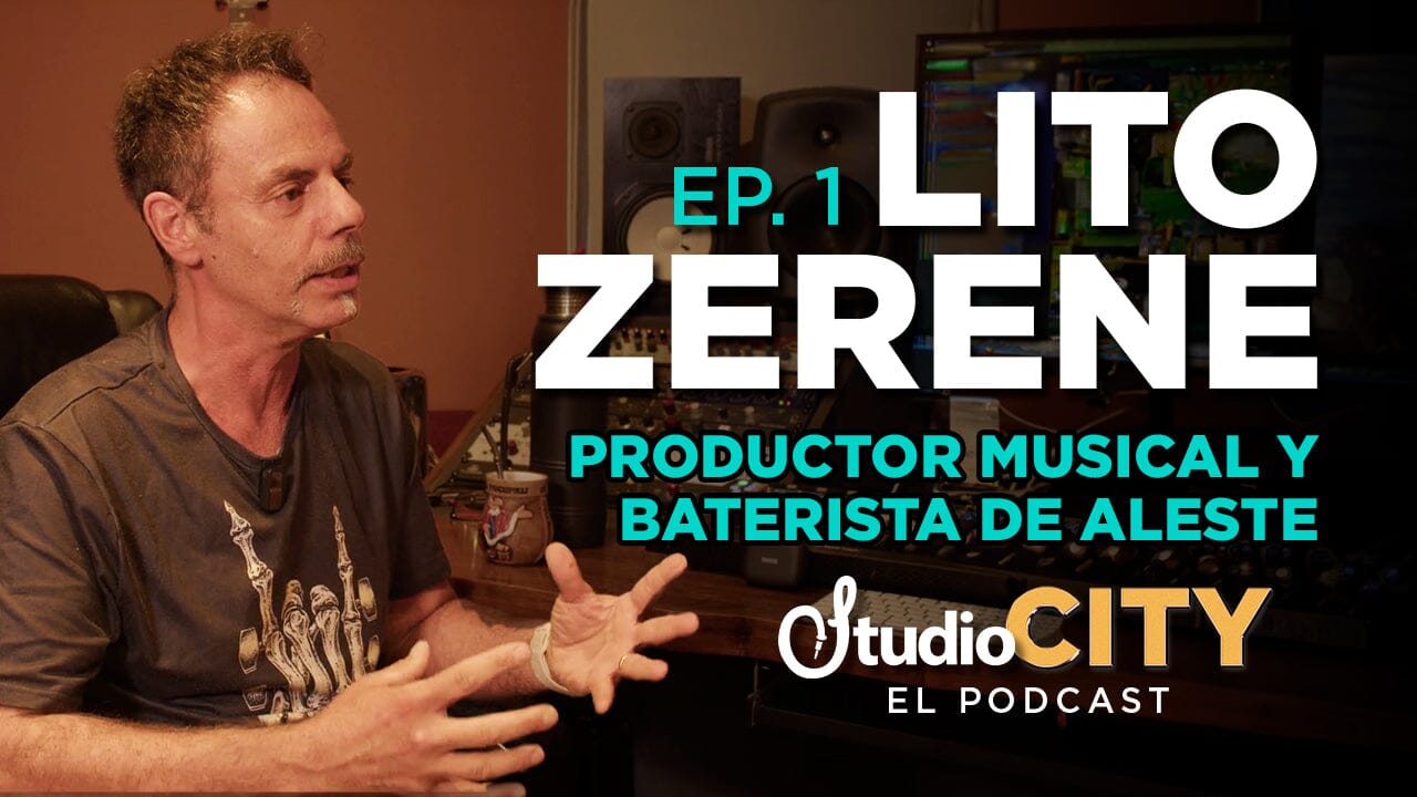 LITO ZERENE, Productor Musical y Baterista de Aleste - StudioCity 🎤(el podcast)