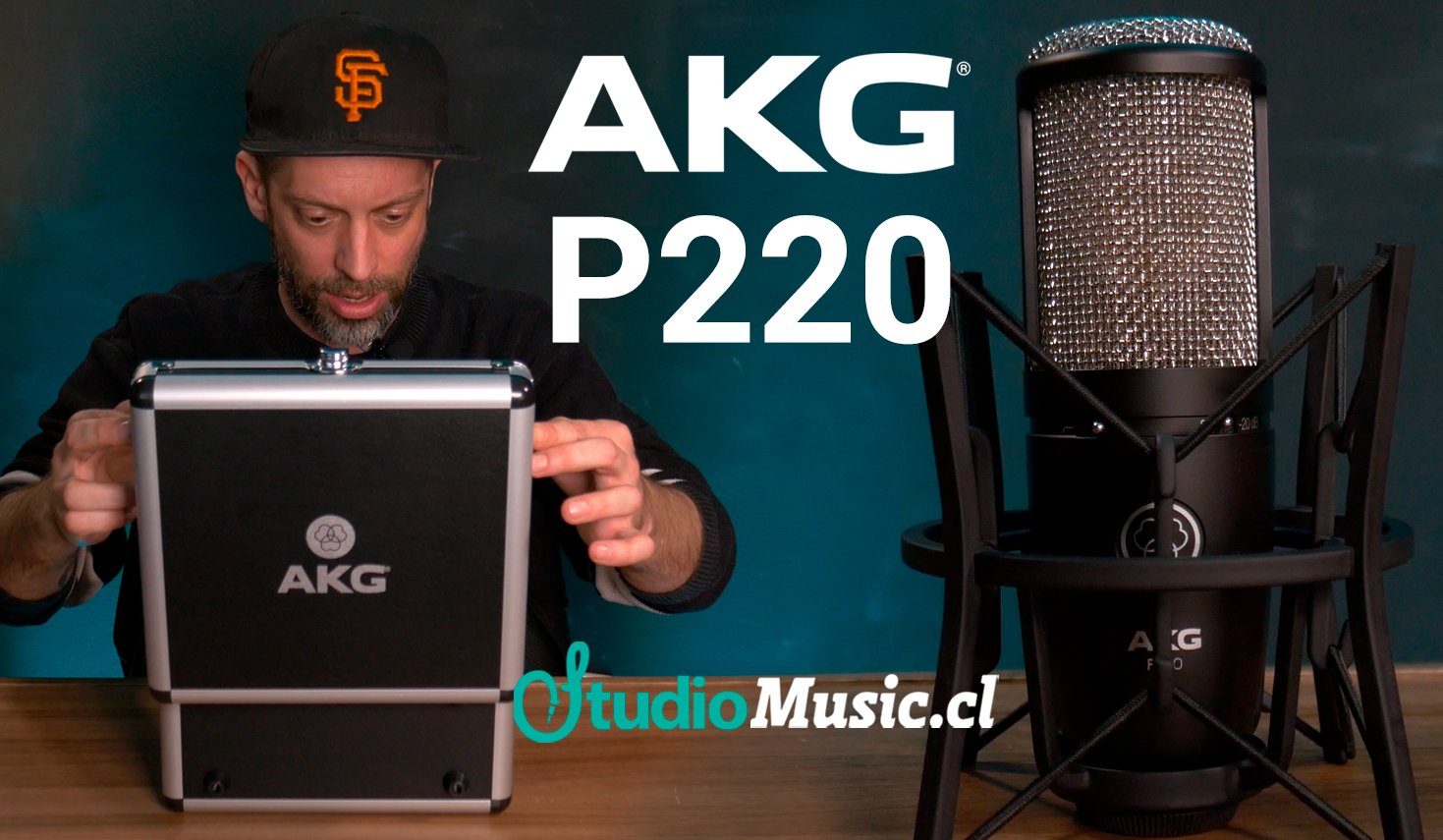 Micrófono AKG P220 🎤 (Unboxing, Review y Prueba)