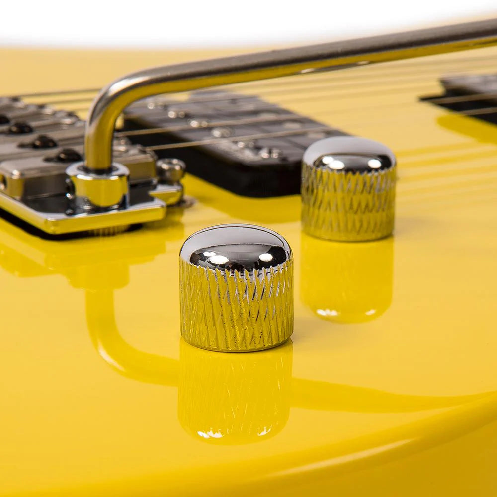 Vintage V6M24 ReIssued Daytona Yellow Guitarra Eléctrica