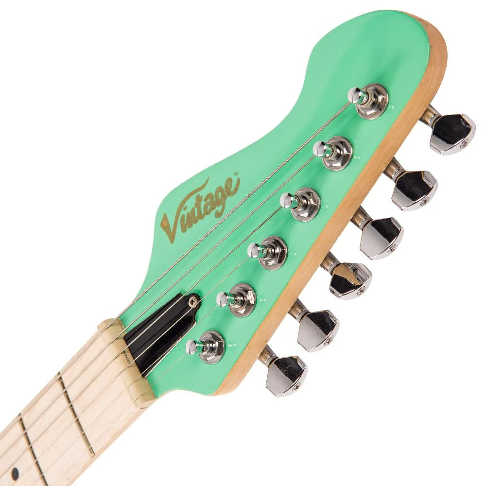 Vintage V6M24 ReIssued Ventura Green Guitarra Eléctrica