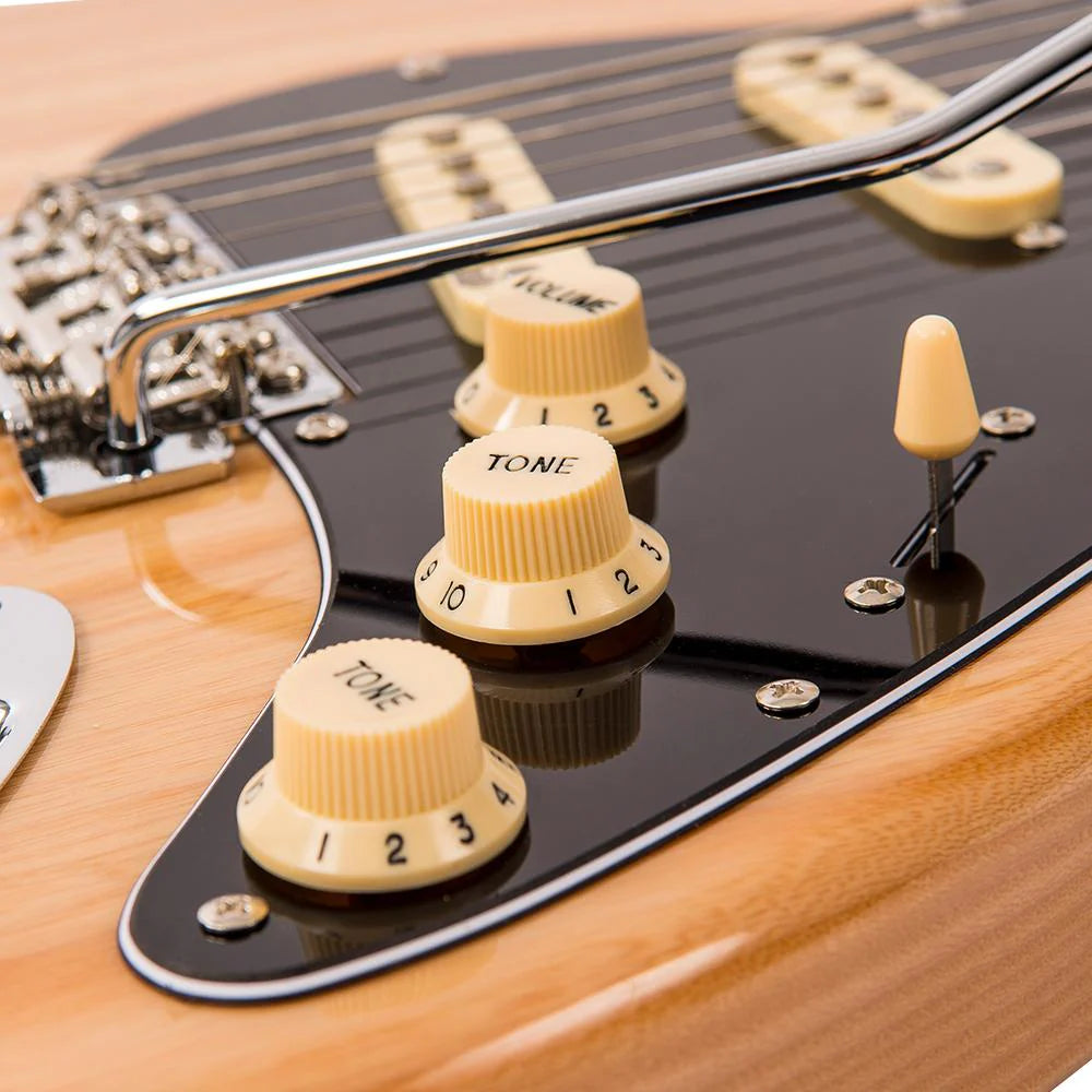 Vintage V6M24 ReIssued Natural Ash Guitarra Eléctrica