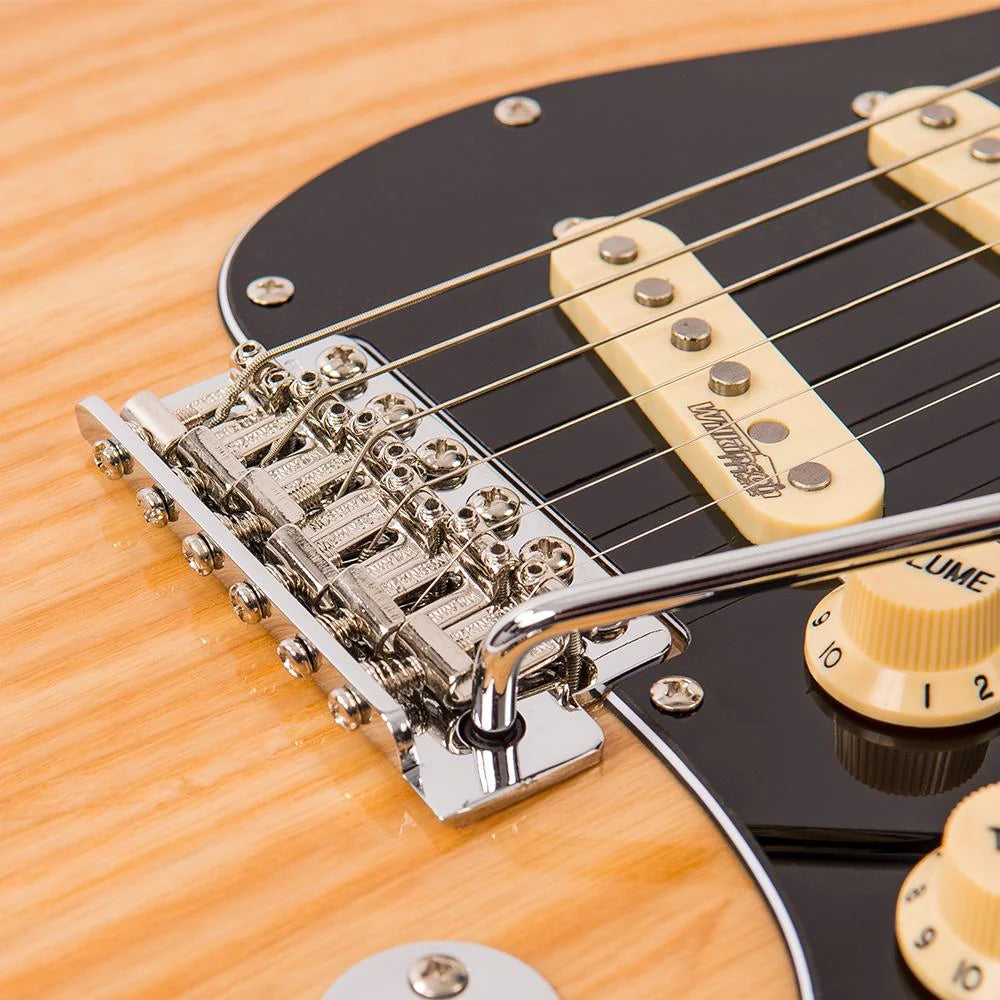 Vintage V6M24 ReIssued Natural Ash Guitarra Eléctrica