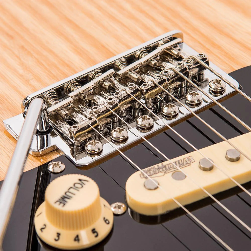 Vintage V6M24 ReIssued Natural Ash Guitarra Eléctrica