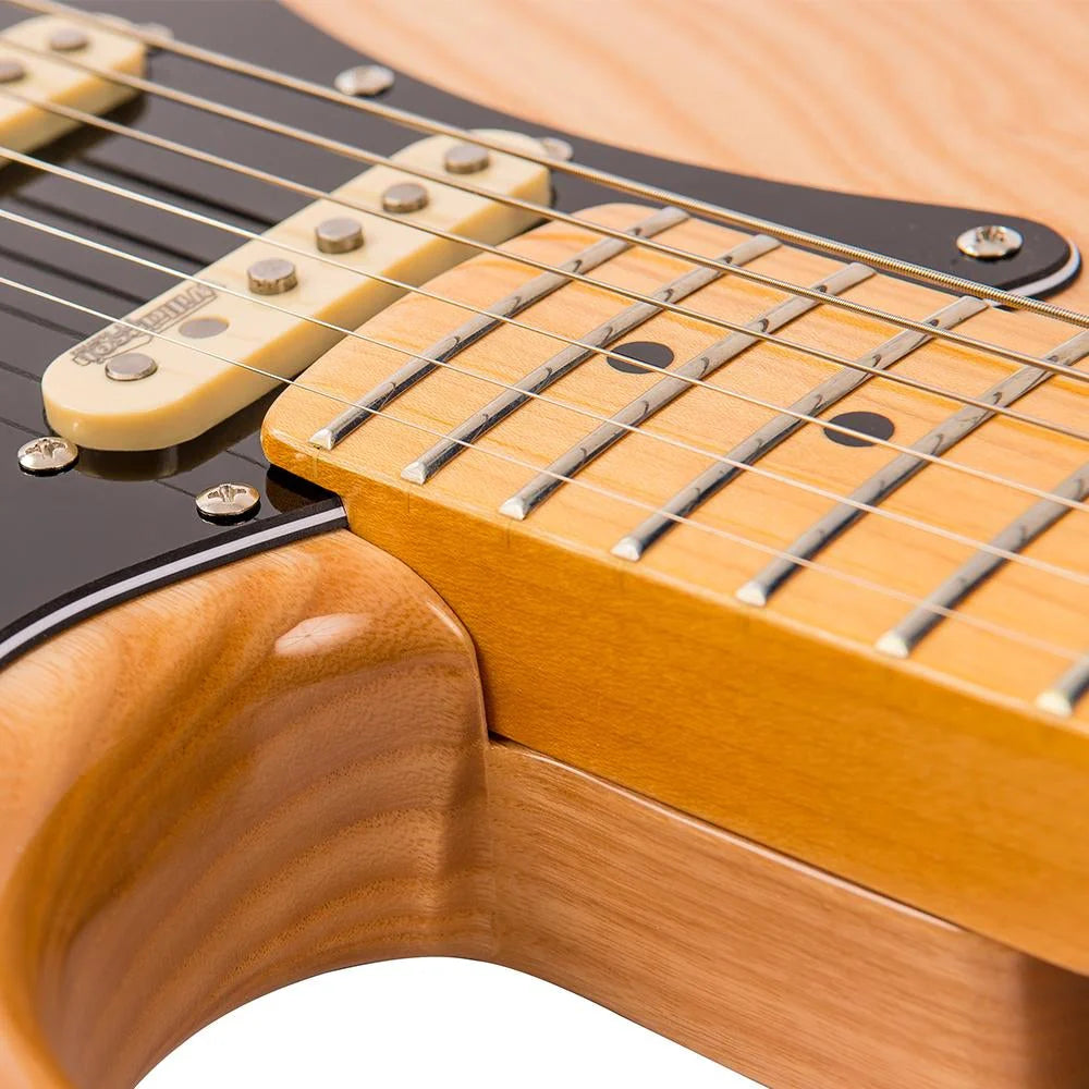 Vintage V6M24 ReIssued Natural Ash Guitarra Eléctrica