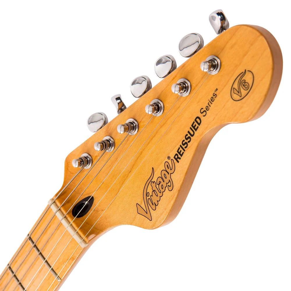 Vintage V6M24 ReIssued Natural Ash Guitarra Eléctrica