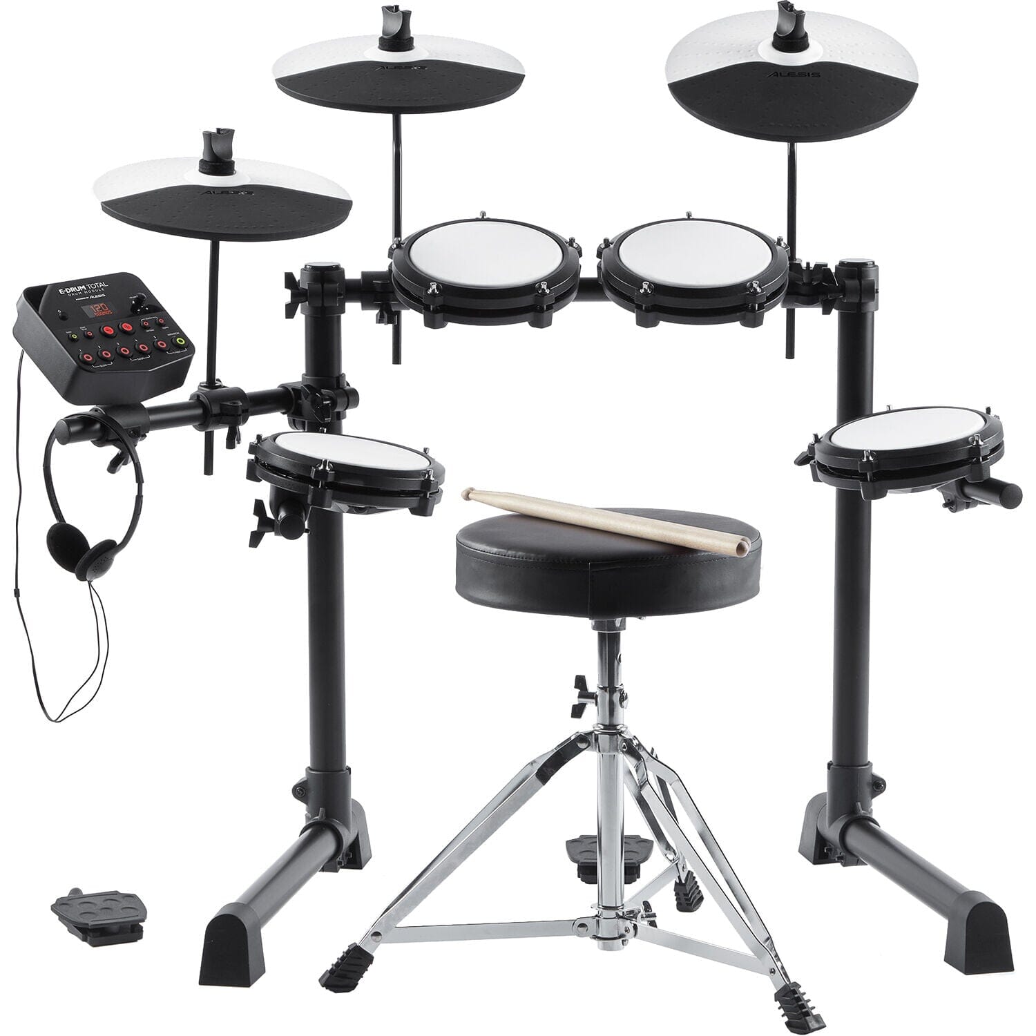 Alesis E-Drum Total Batería Electrónica (Incluye Sillín, Audífonos y Baquetas) Baterías Electrónicas Alesis 