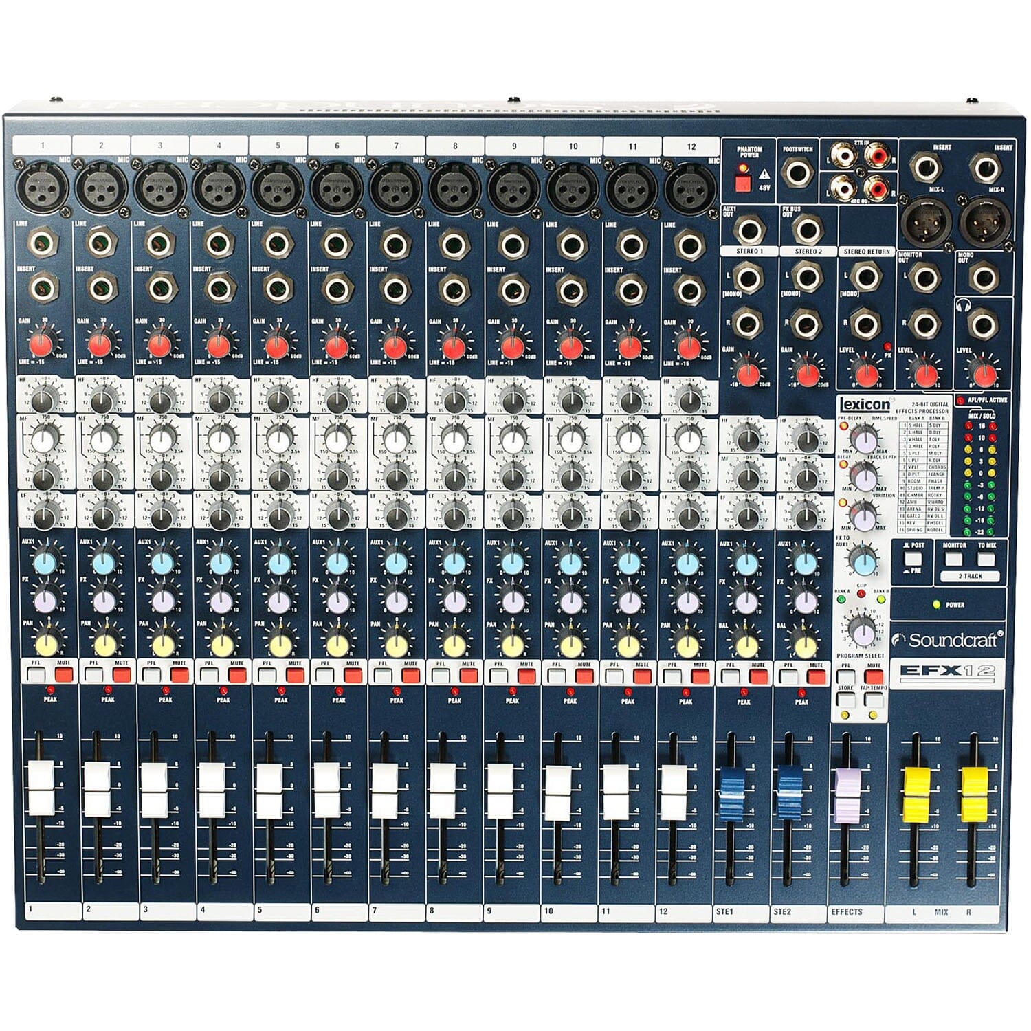 Consola Análoga Soundcraft EFX12 Mixers/Consolas Soundcraft
