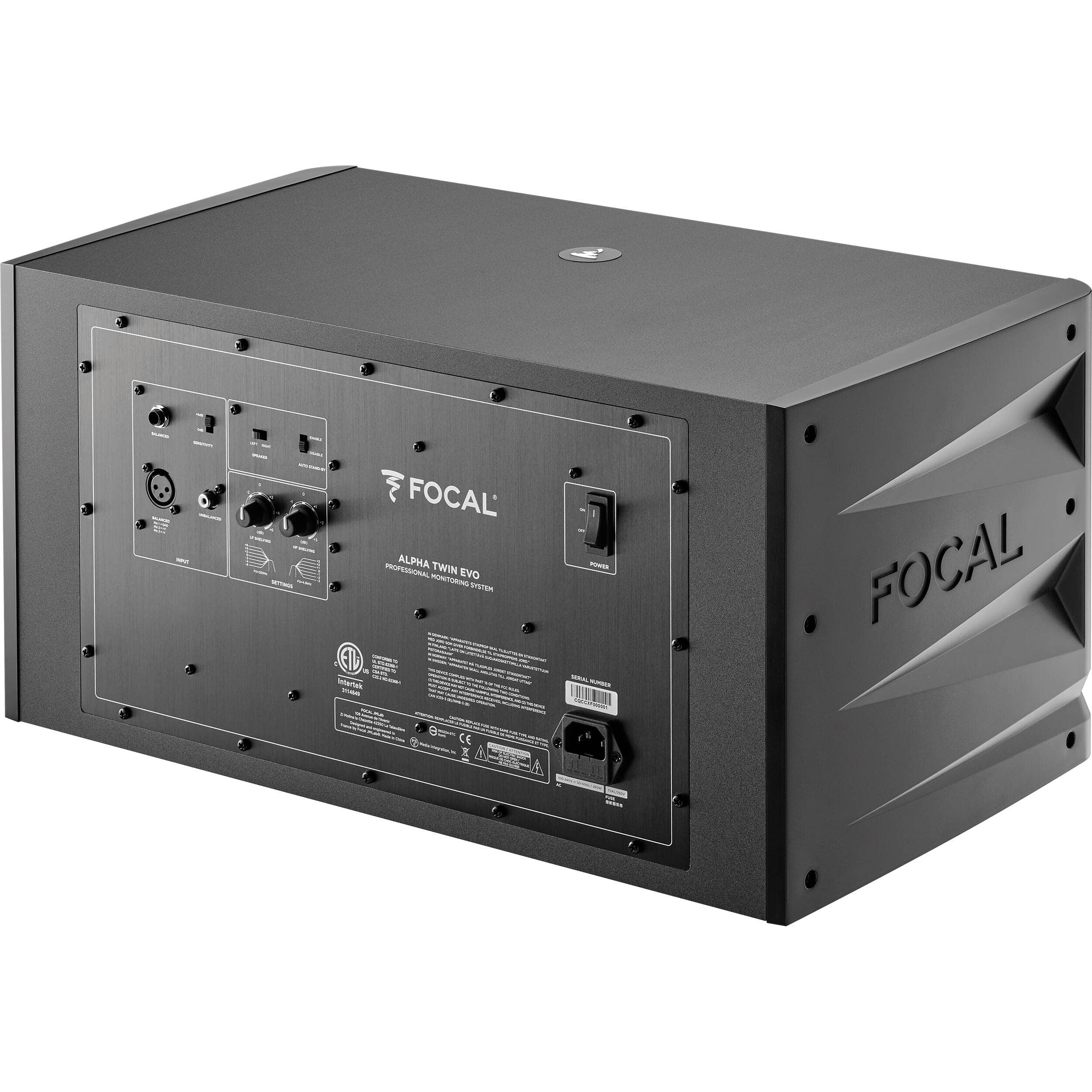 Focal Alpha Twin Evo Monitor de Estudio Dual 2x6.5" Monitores de Estudio Focal