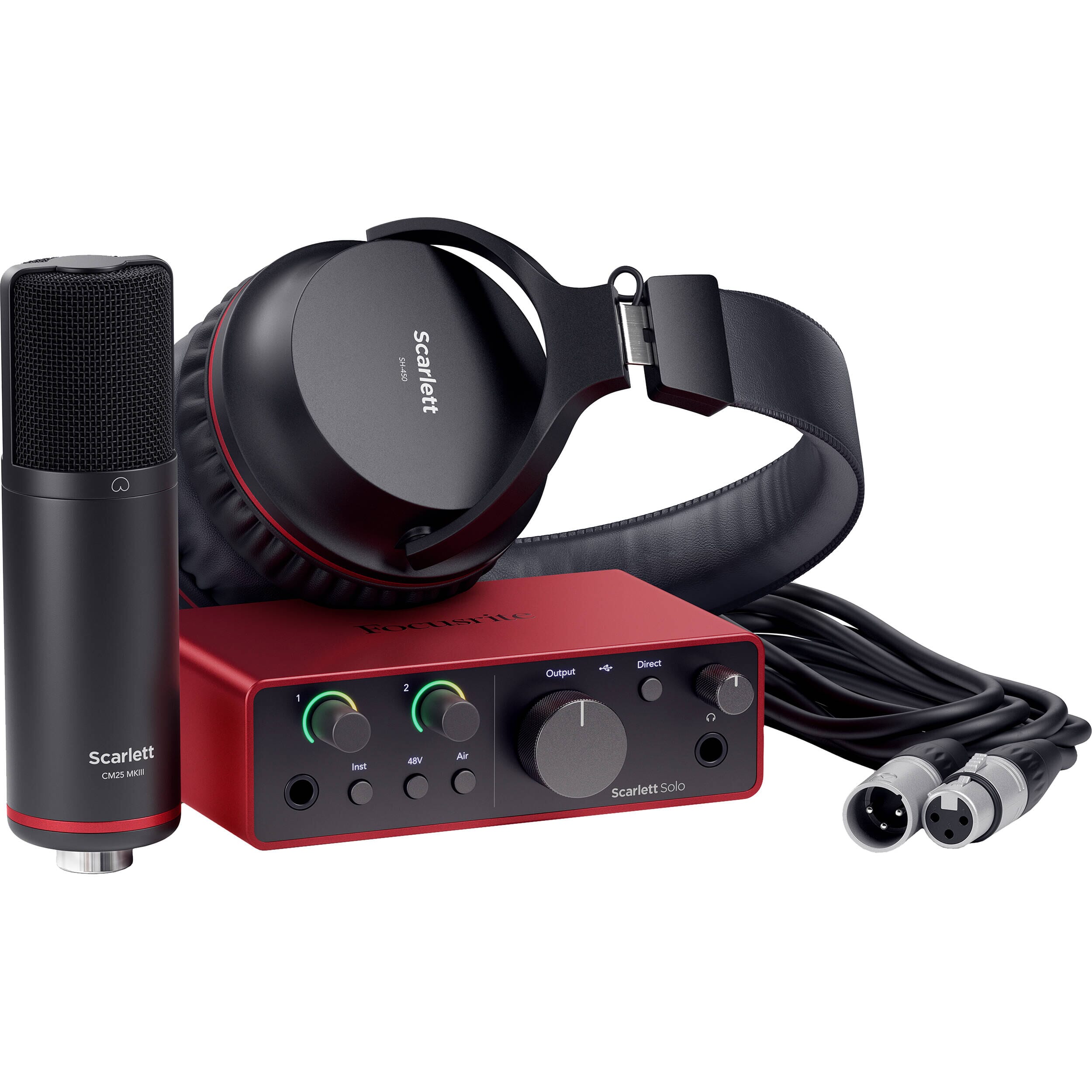 Focusrite Scarlett Solo Studio (4ta Generación) Pack de Grabación Packs de Grabación Focusrite