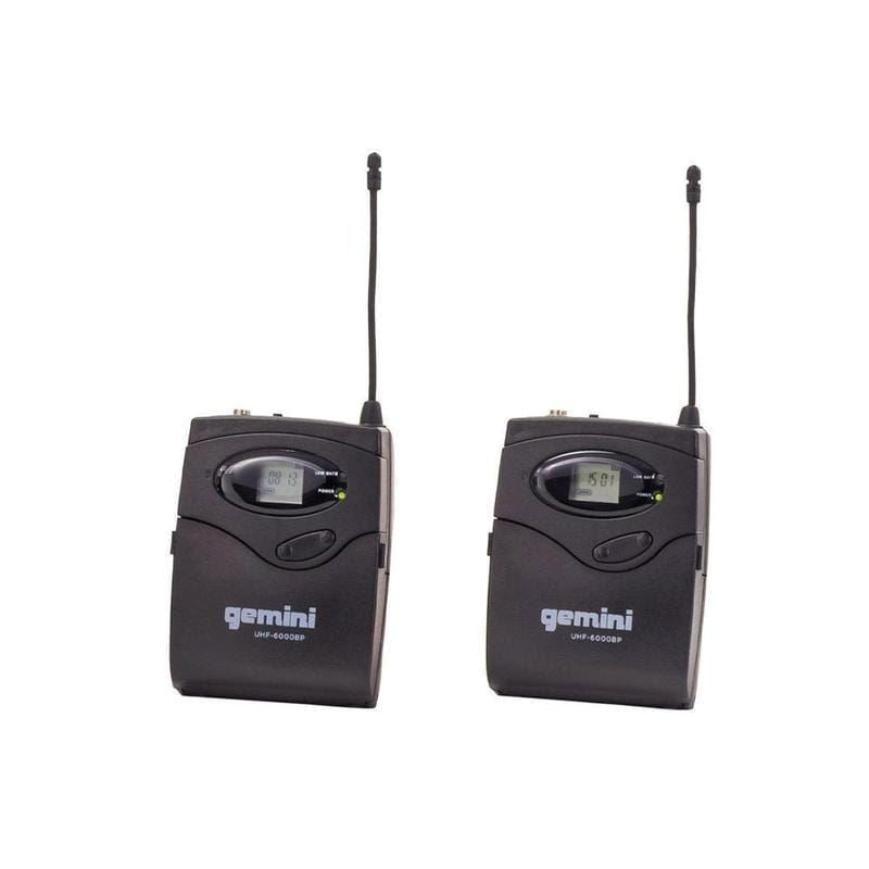 Gemini UHF6200HL Sistema Inalambrico de Cintillo Doble UHF Sistemas Inalámbricos Gemini