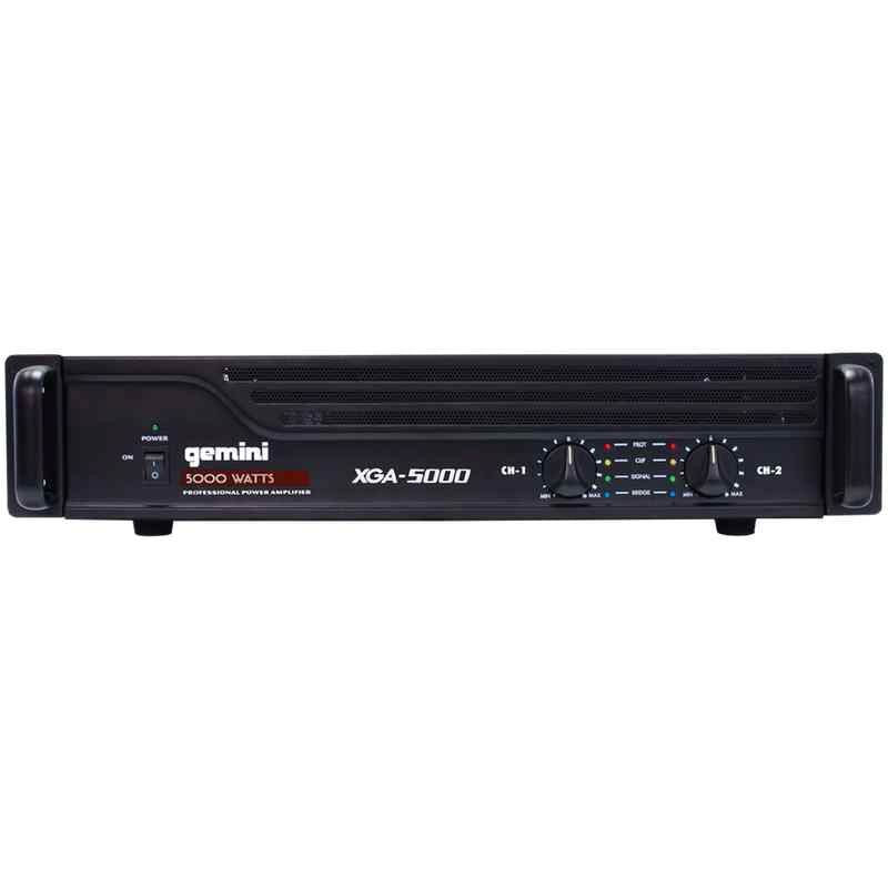 Gemini XGA-5000 Amplificador de Potencia 5000W 2 canales Sistemas PA Portables Gemini