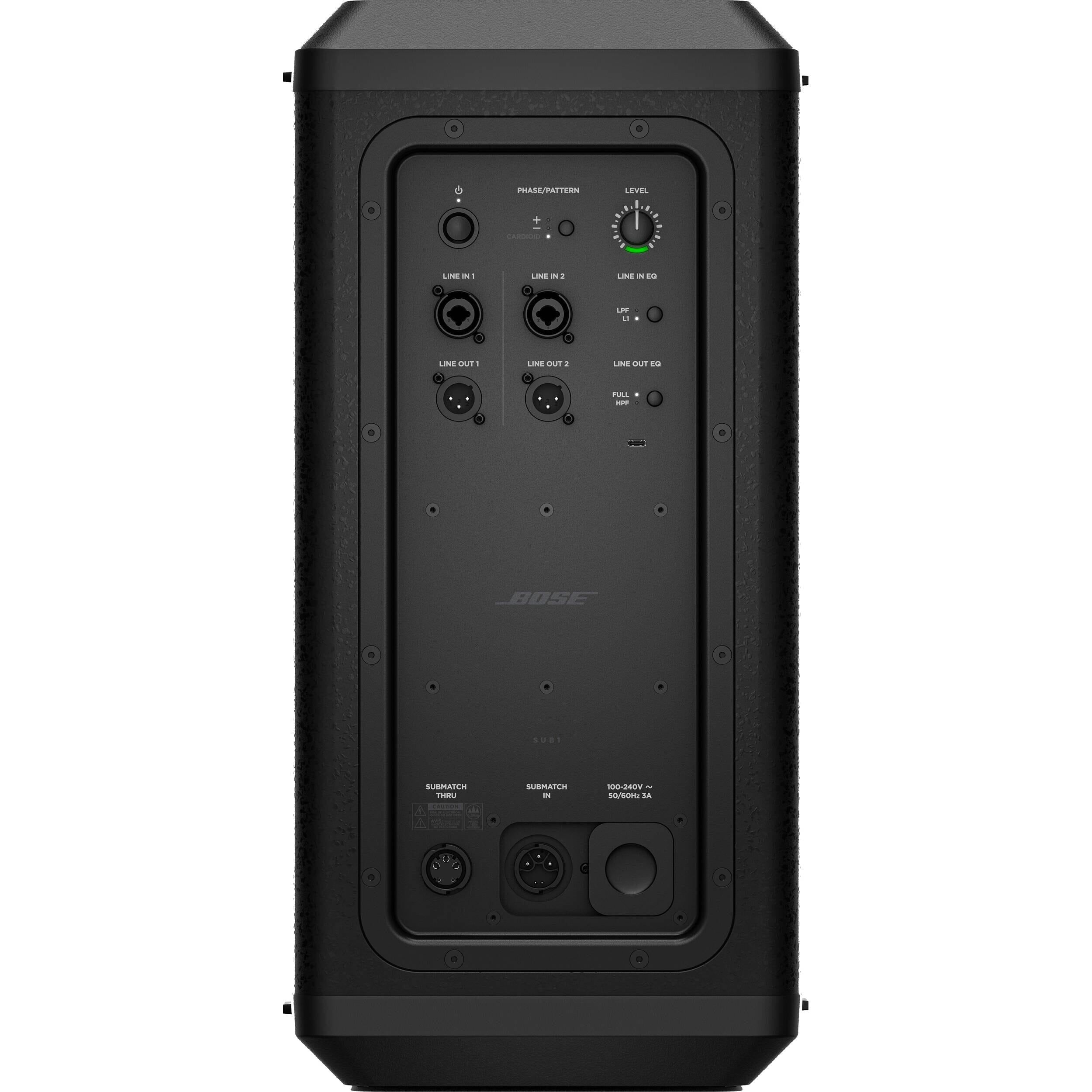 Pack Bose Sub1 Subwoofer Activo + Atril de Parlante Adjustable Subwoofers Bose