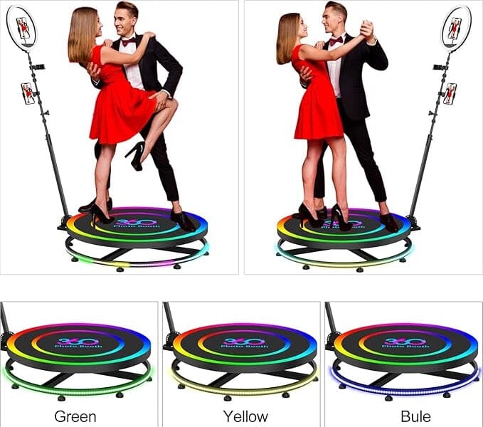 Pandalight Plataforma pista giratoria foto 360 c/case Iluminación Pandalight