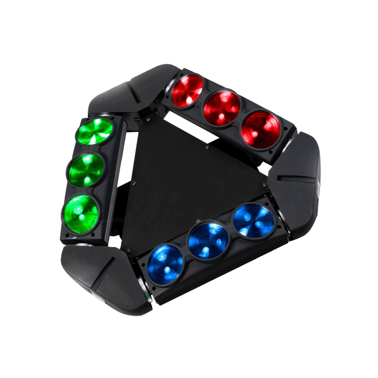 Pandalight PS280 Spider Beam 9 x10w cabeza movil triangular Iluminación Pandalight