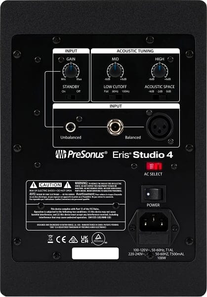 Presonus ERISST4 Monitor Activo 4.5" Monitores de Estudio PreSonus