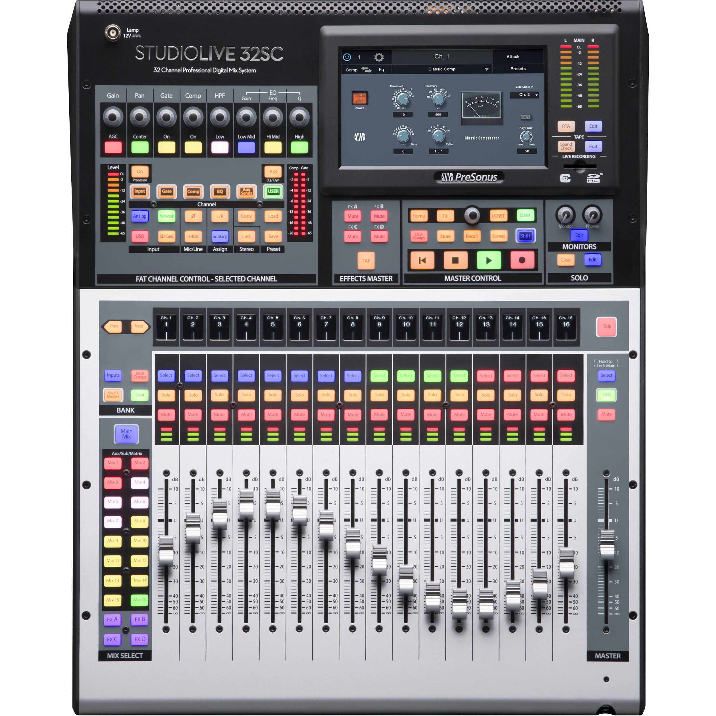 Presonus StudioLive SL32SC Mezclador Digital 32SC - USB - Interfaz de Audio Mixers/Consolas PreSonus