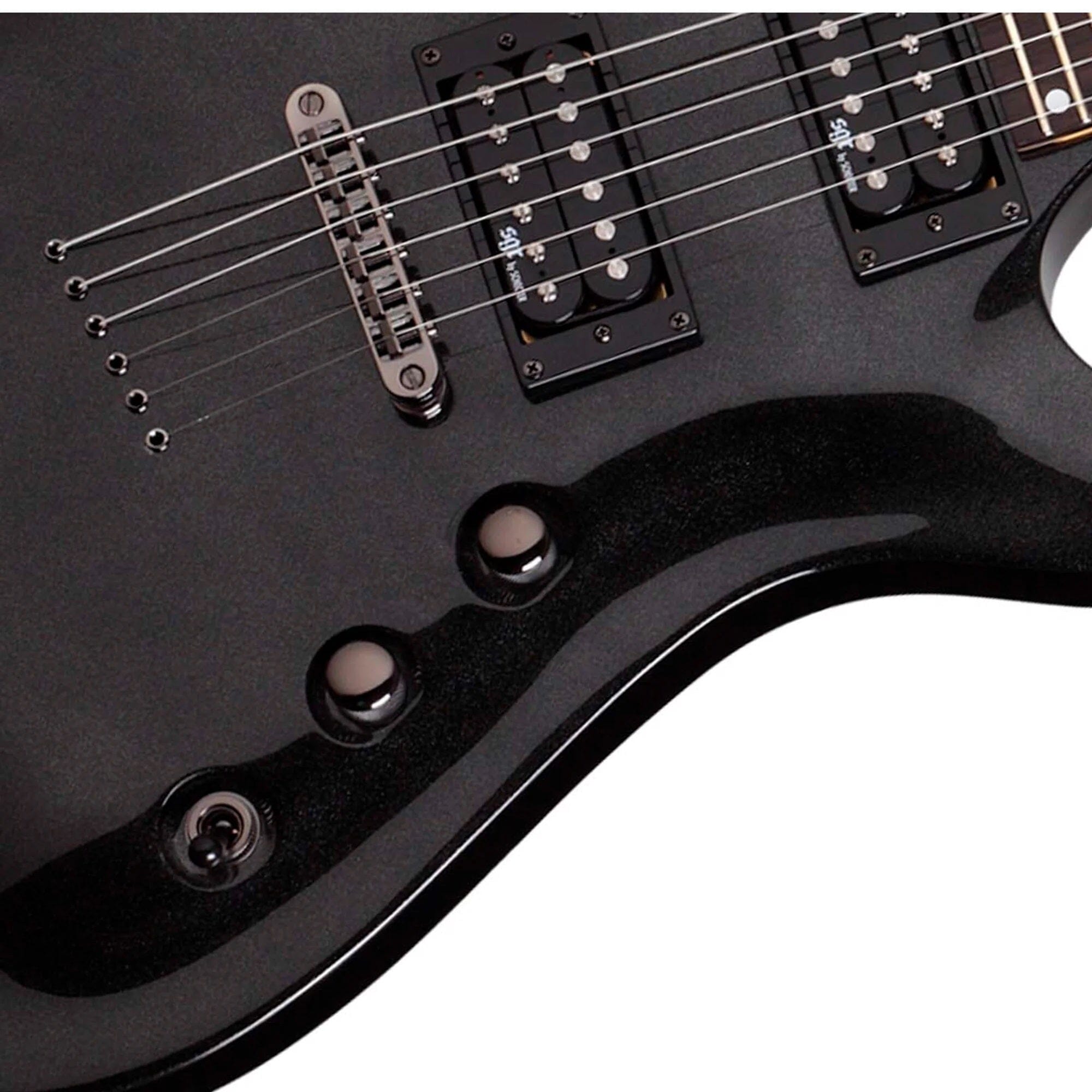 SGR by Schecter Avenger Metallic Black Guitarra Eléctrica 6 cuerdas Guitarras Eléctricas SGR by Schecter