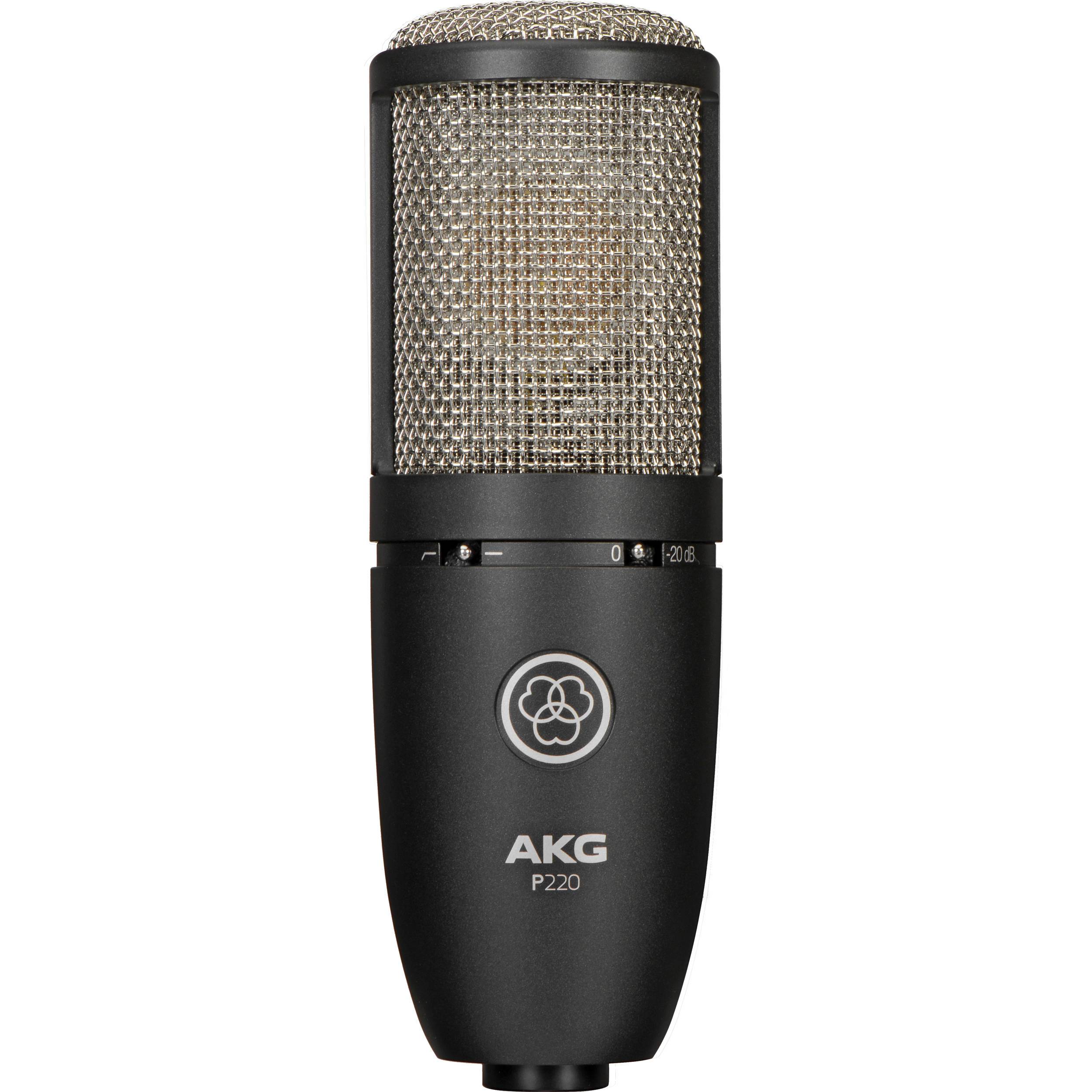 AKG P220 Micrófono de Condensador (Incluye Case y Shockmount) Micrófonos de Condensador AKG