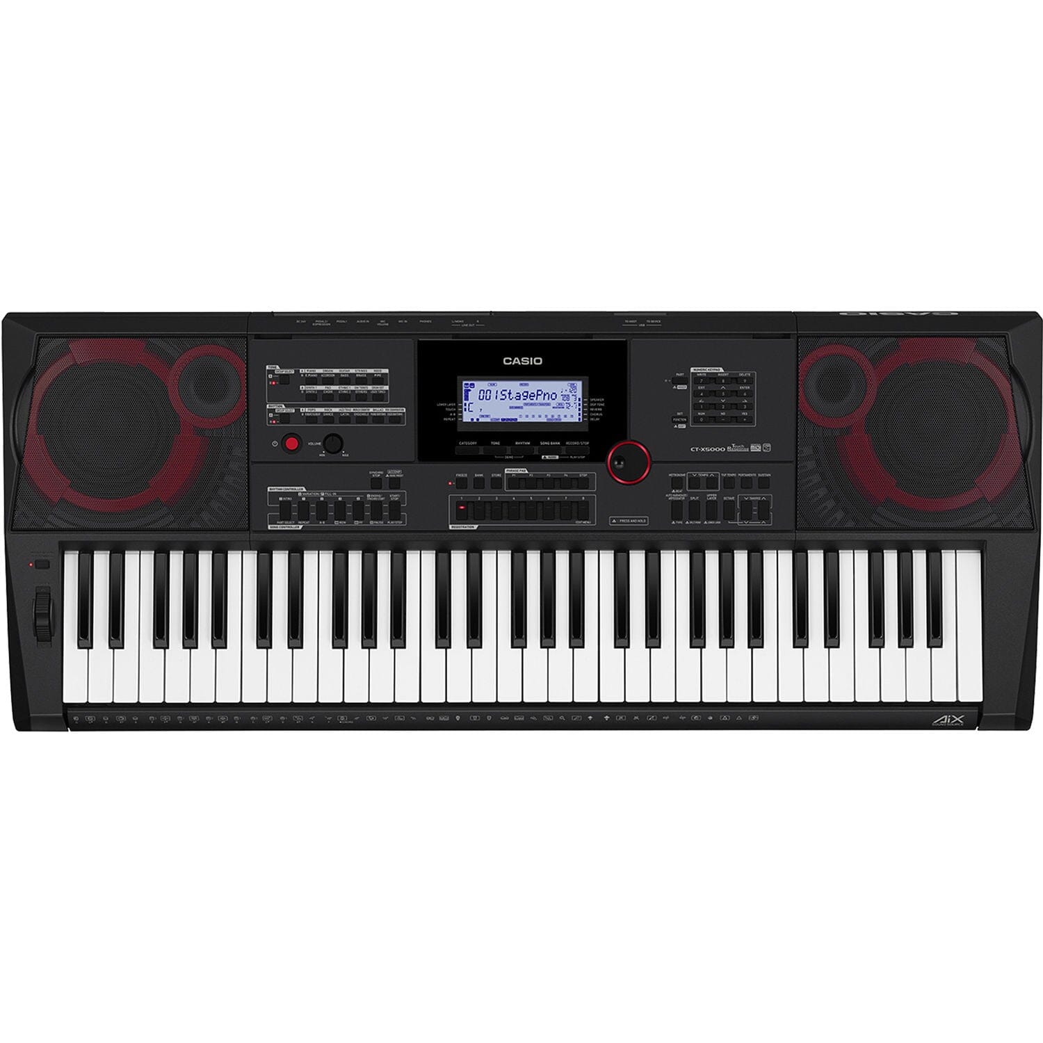 Casio CT-X5000 Teclado Portable con 61 Teclas Sensibles (Incluye Transformador) Teclados Casio