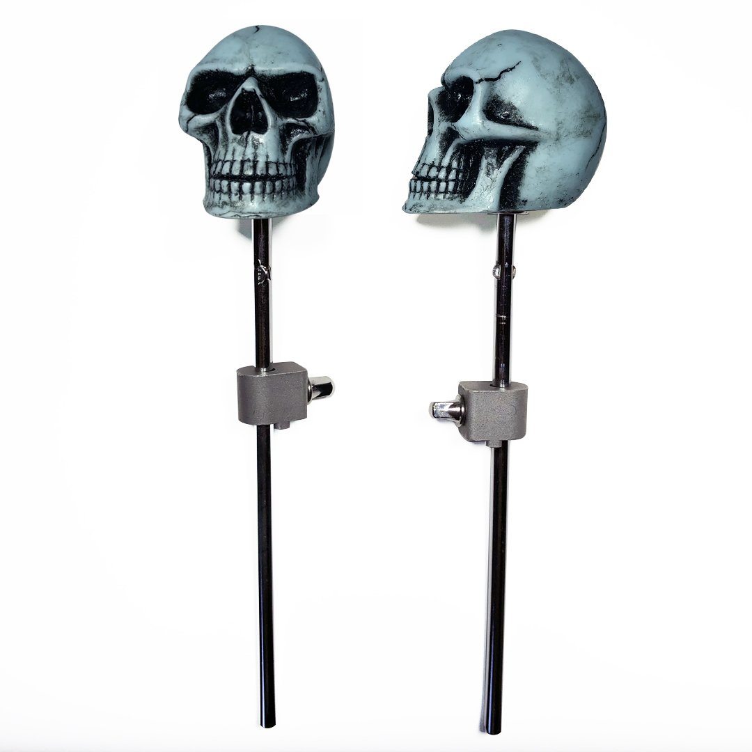 Custom Rock Maceta para Pedal de Bombo (Calavera Celeste) Macetas para Bombo Custom Rock