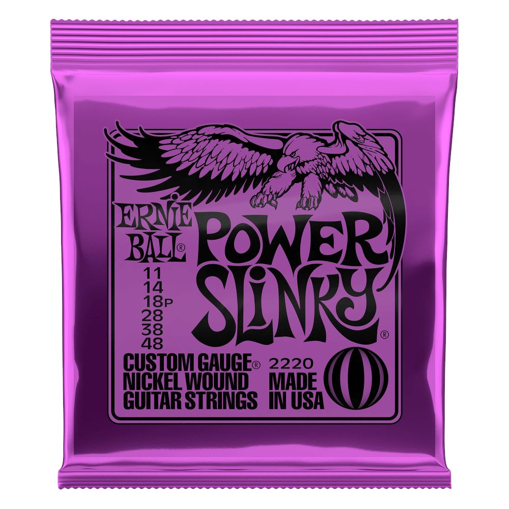 Ernie Ball Power Slinky 2220 11-48 Cuerdas de Guitarra Eléctrica Cuerdas de Guitarra Eléctrica Ernie Ball