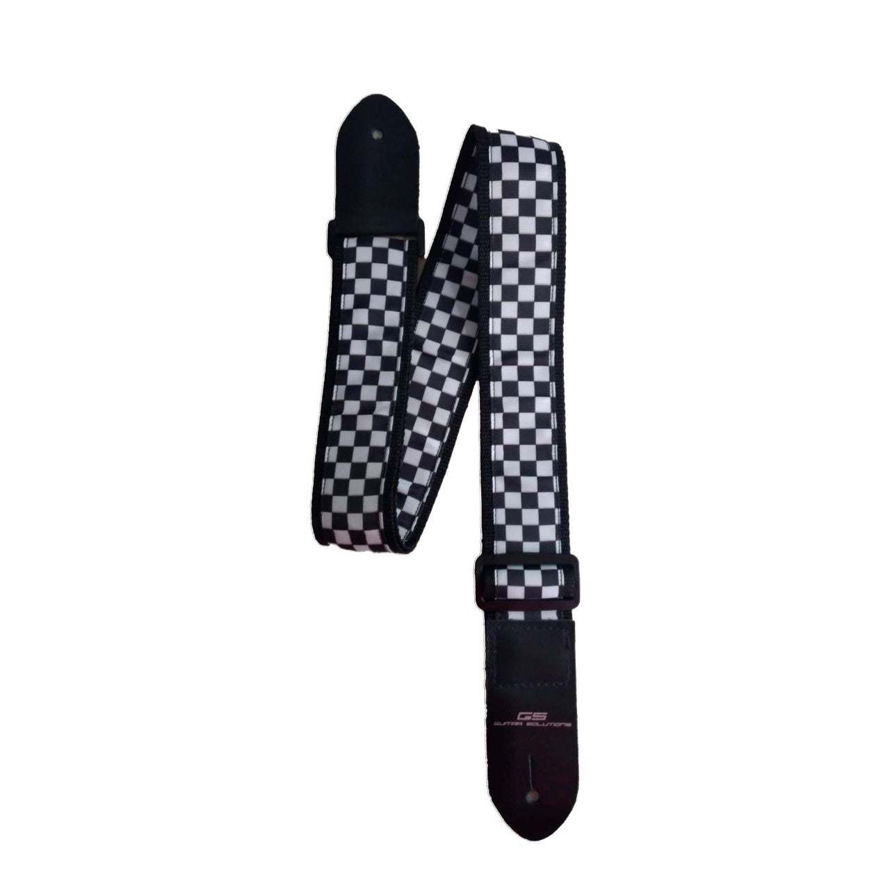 Guitar Solutions GS-Black&White Correa de Guitarra/Bajo Polyester Correas de Guitarra/Bajo Guitar Solutions