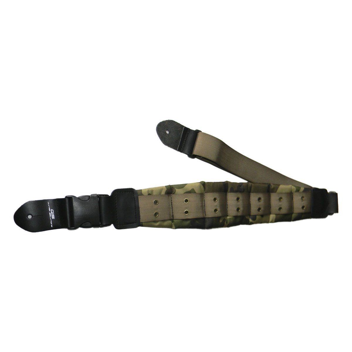 Guitar Solutions PBG-2CM Correa de Guitarra/Bajo Ancha Acolchada Camuflada Correas de Guitarra/Bajo Guitar Solutions