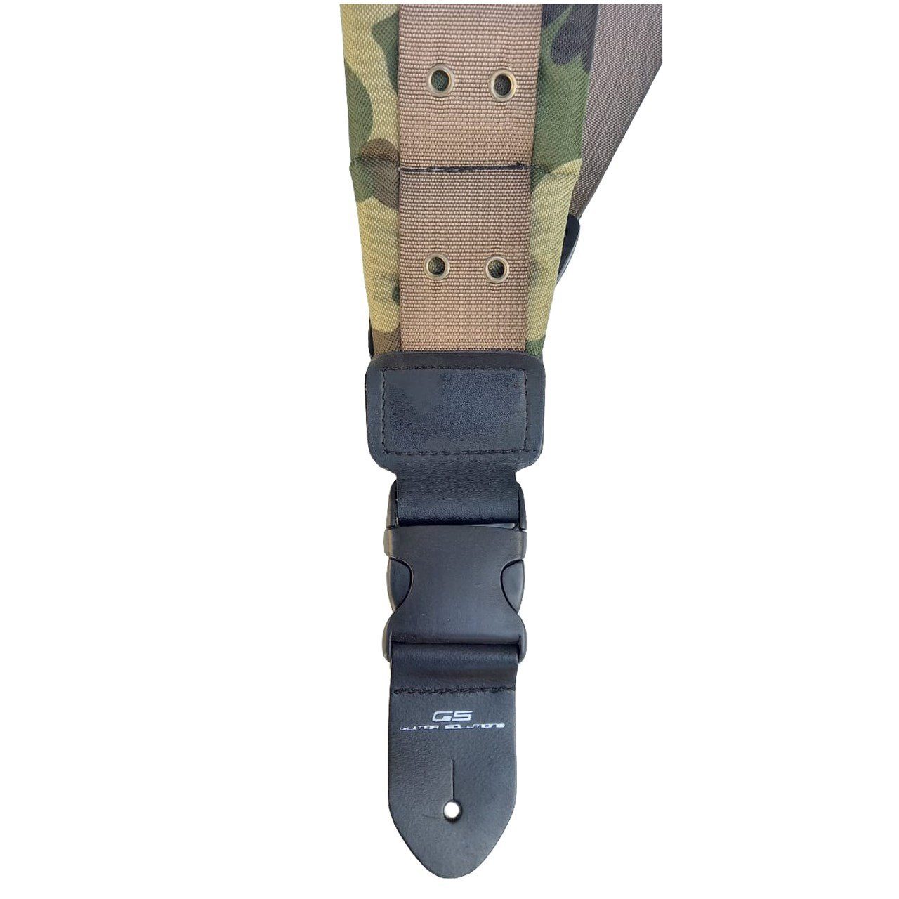 Guitar Solutions PBG-2CM Correa de Guitarra/Bajo Ancha Acolchada Camuflada Correas de Guitarra/Bajo Guitar Solutions