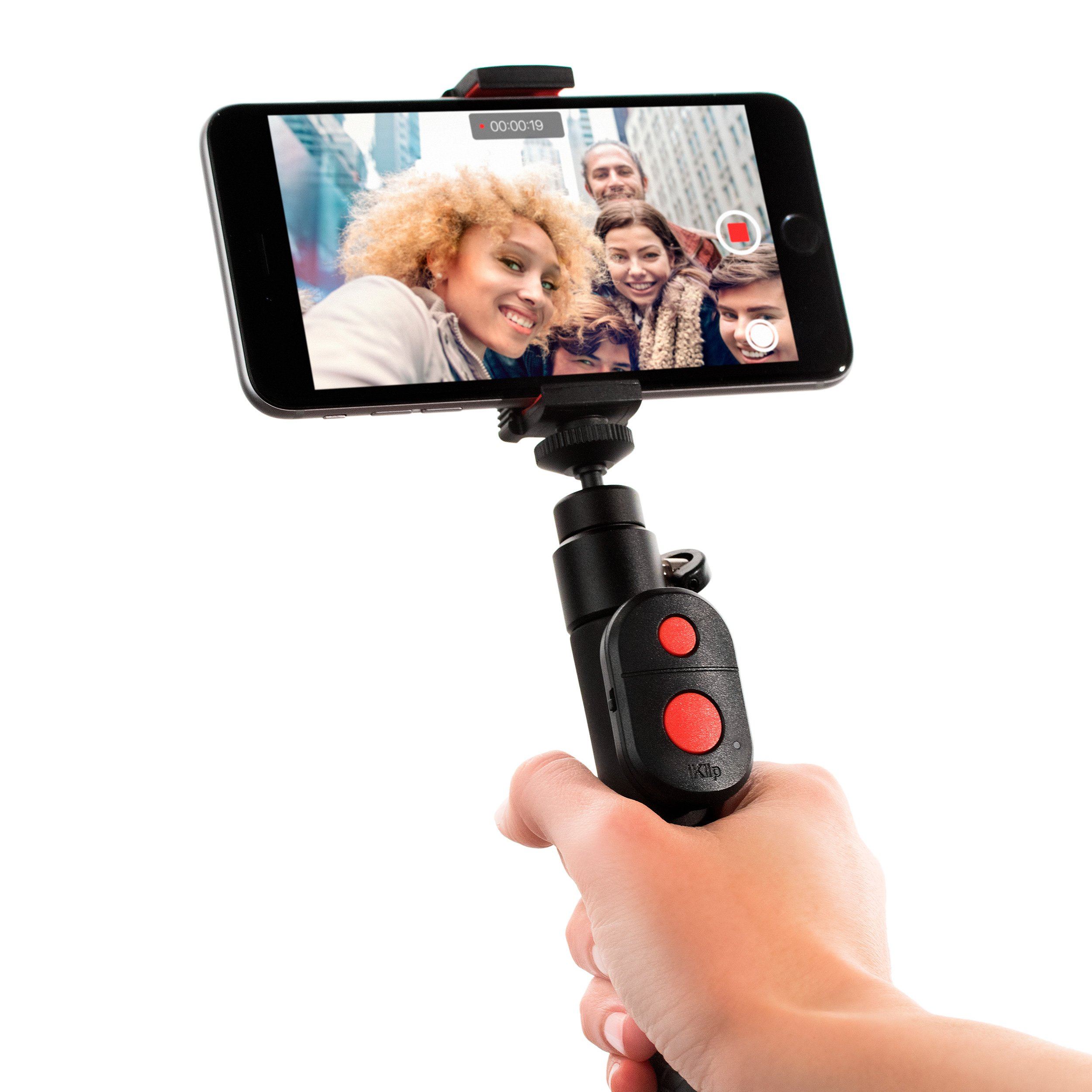 IK Multimedia iKlip GO Soporte Compacto con Bluetooth para Celulares Soporte de Celulares/Tablets IK Multimedia