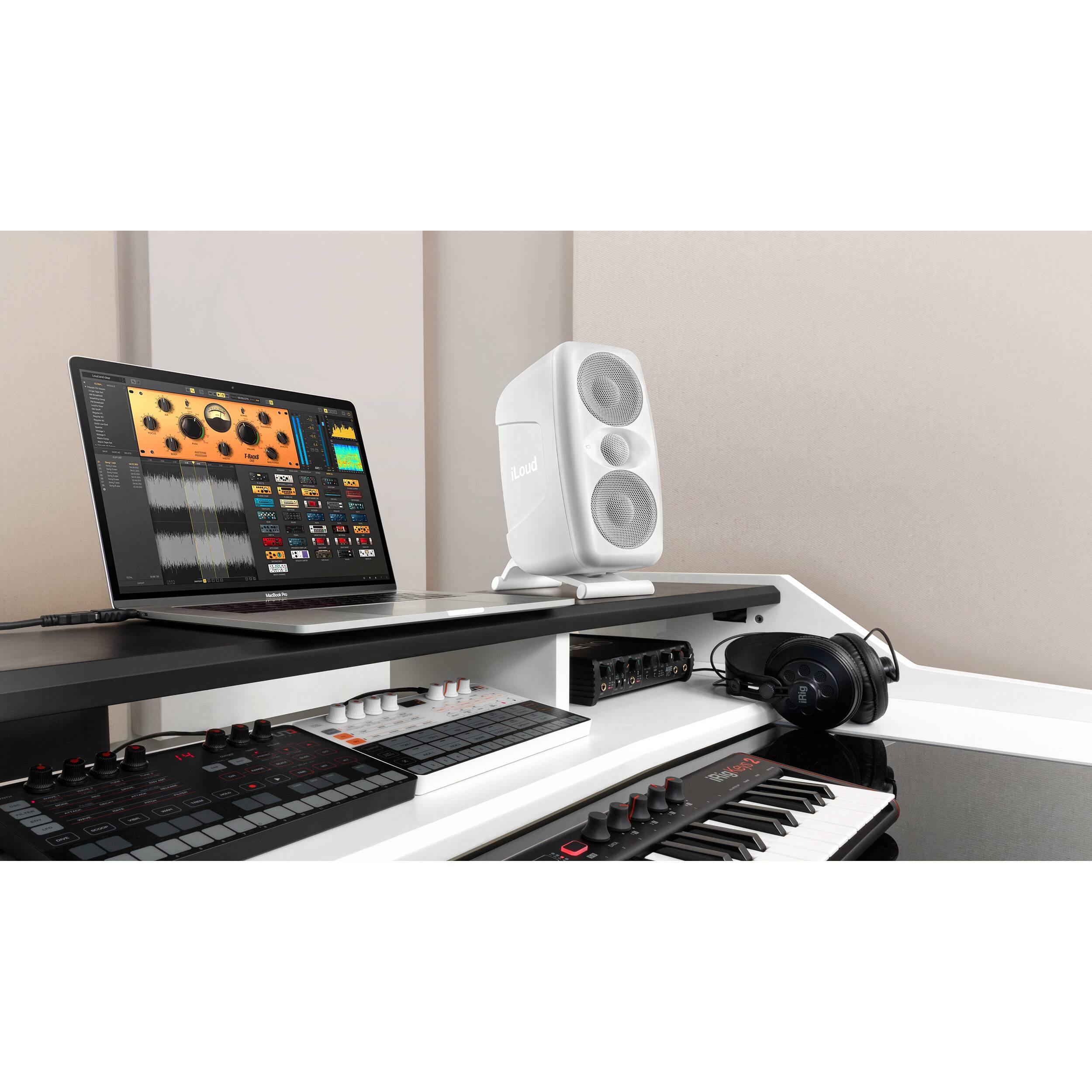 IK Multimedia iLoud MTM White Monitor de Estudio Compacto de Alta Resolución (Unidad) Monitores de Estudio IK Multimedia