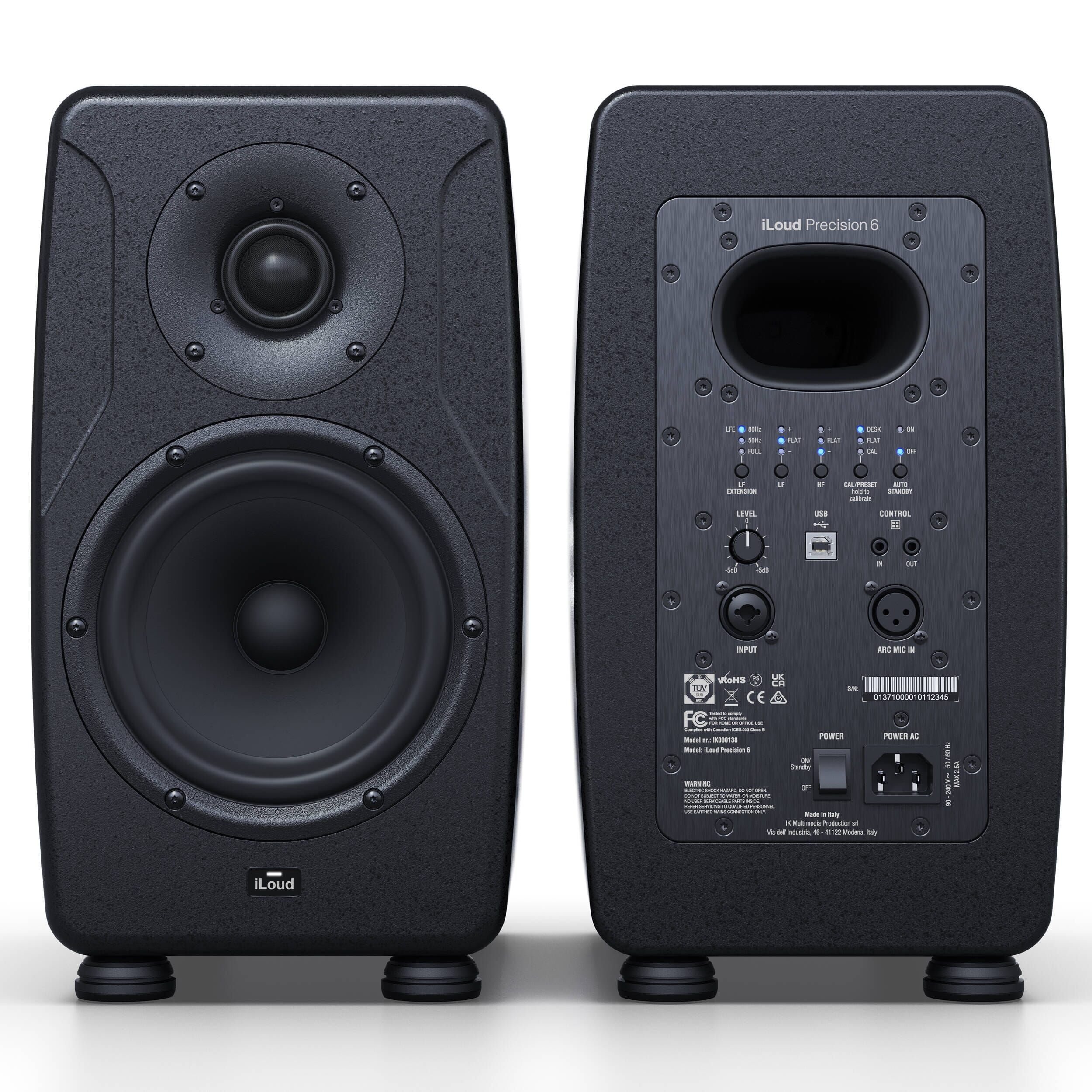 IK Multimedia iLoud Precision 6 Monitor de Estudio de 6.5" (Unidad) Monitores de Estudio IK Multimedia