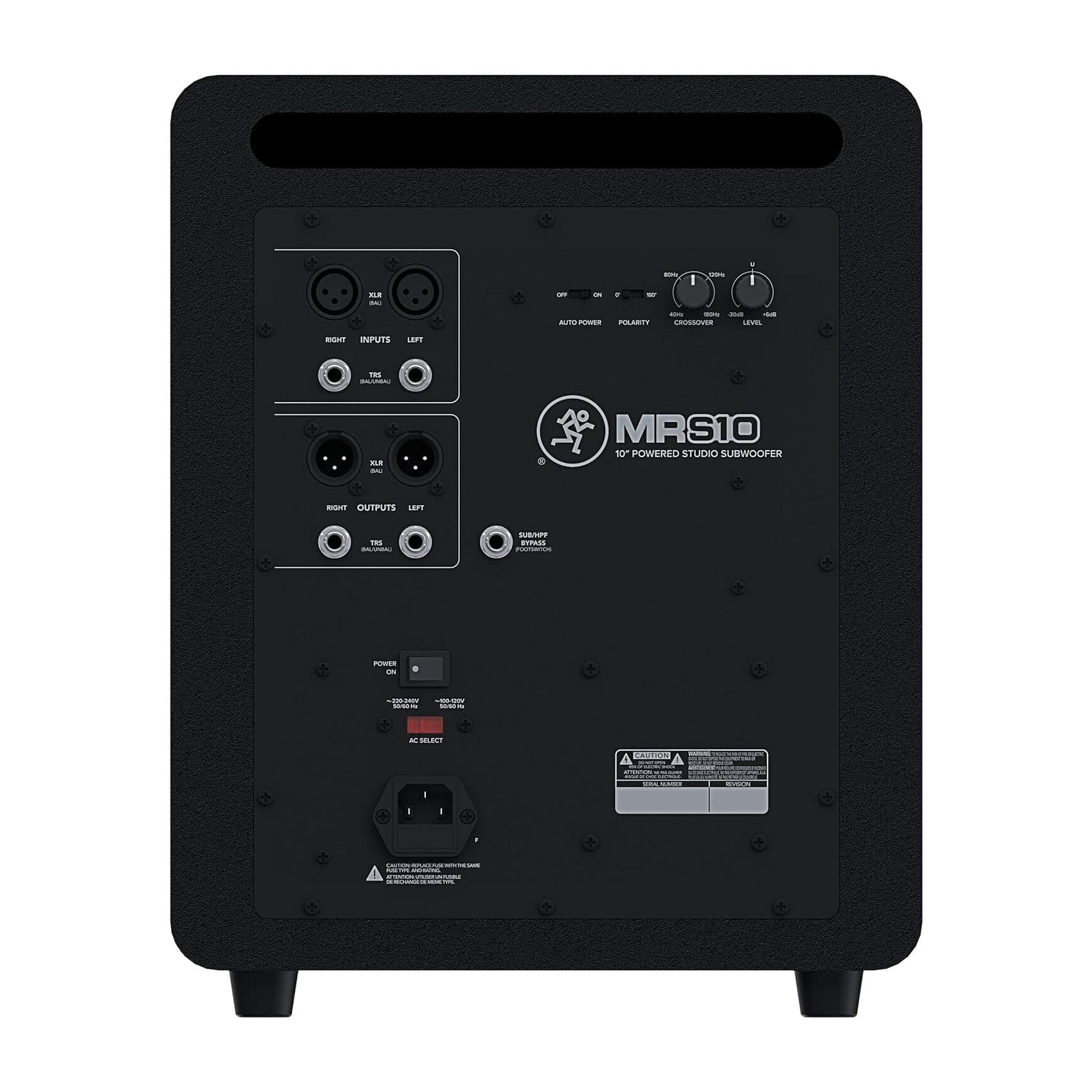 Mackie MRS10 Subwoofer Monitor de Estudio de 10" Pulgadas Subwoofers de Estudio Mackie