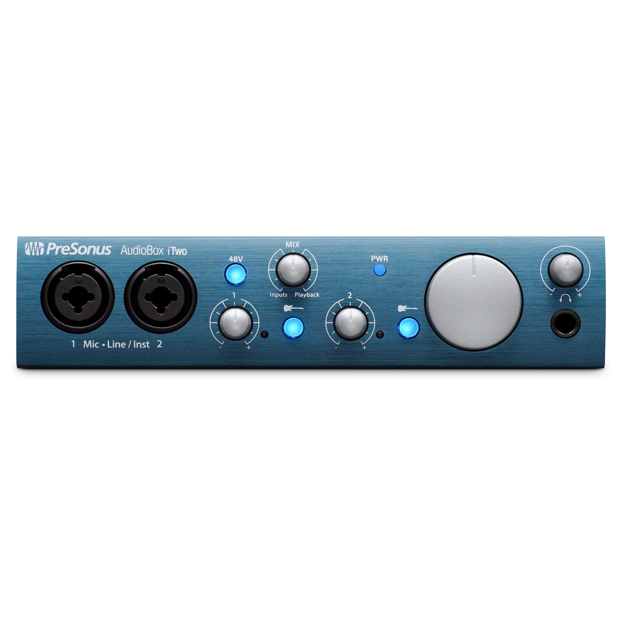 PreSonus AudioBox iTwo Interfaz de Audio USB 2.0 para PC, Mac y iPad PreSonus
