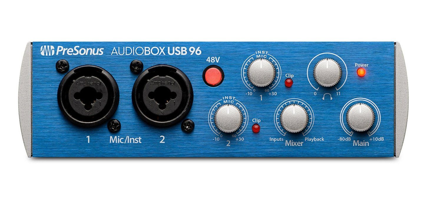 Presonus Audiobox USB 96 Interfaz de Audio USB 2X2 Marcas PreSonus