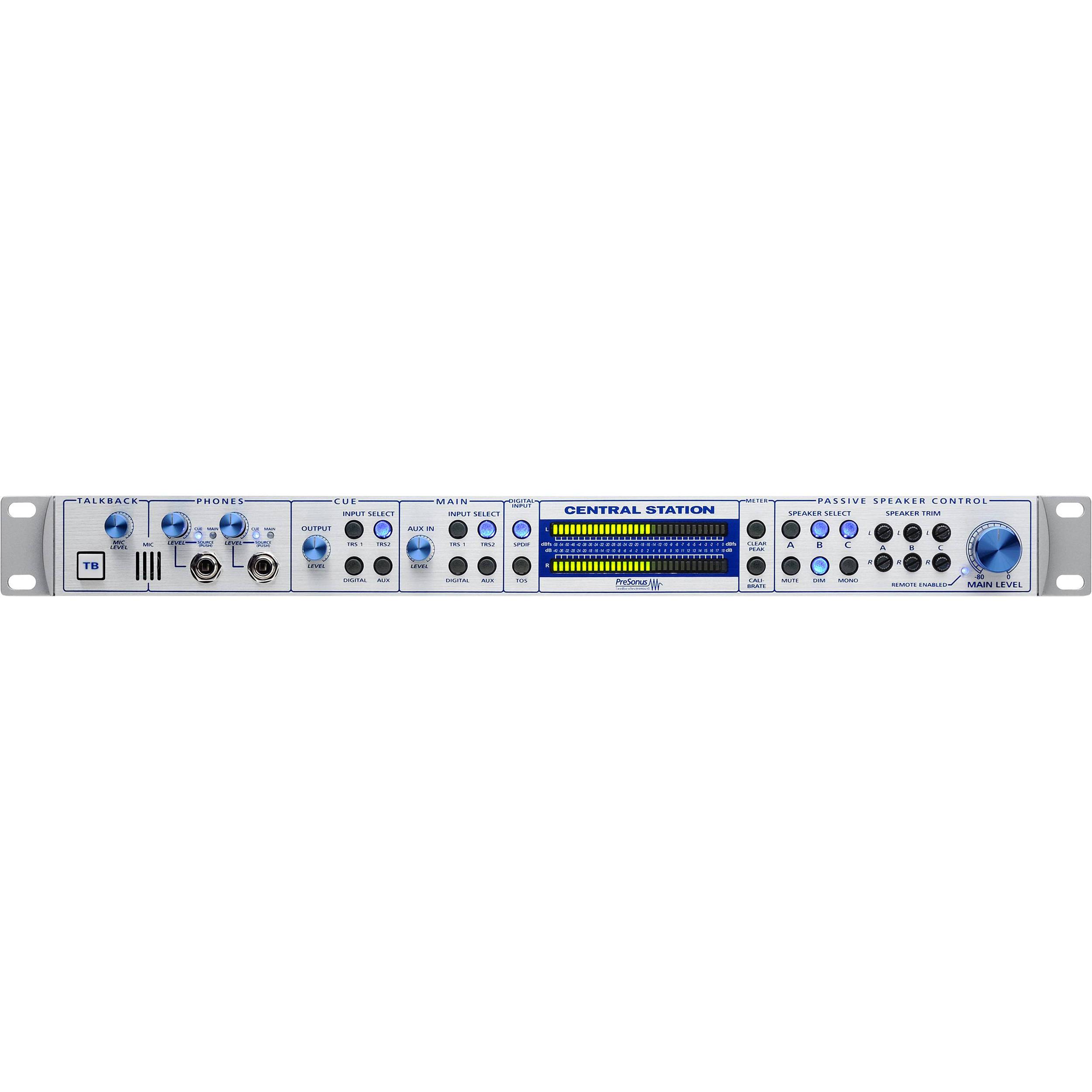 Presonus Central Station PLUS Control de Monitoreo (Incluye Control de Escritorio) Controles de Monitoreo PreSonus