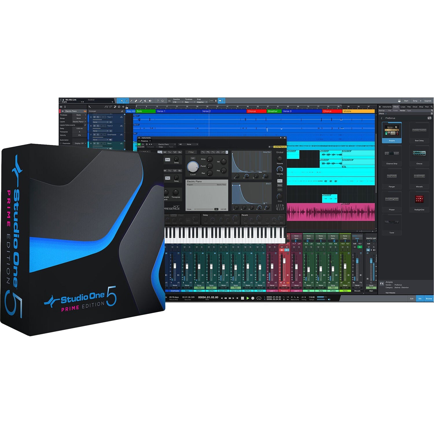 PreSonus Eris E4.5 Monitores de Estudio Activos (Par) Monitores de Estudio PreSonus