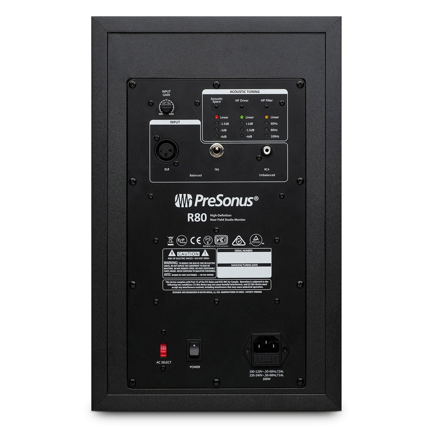Presonus R-80 Monitor Activo 8” (Par - Usados) Marcas PreSonus