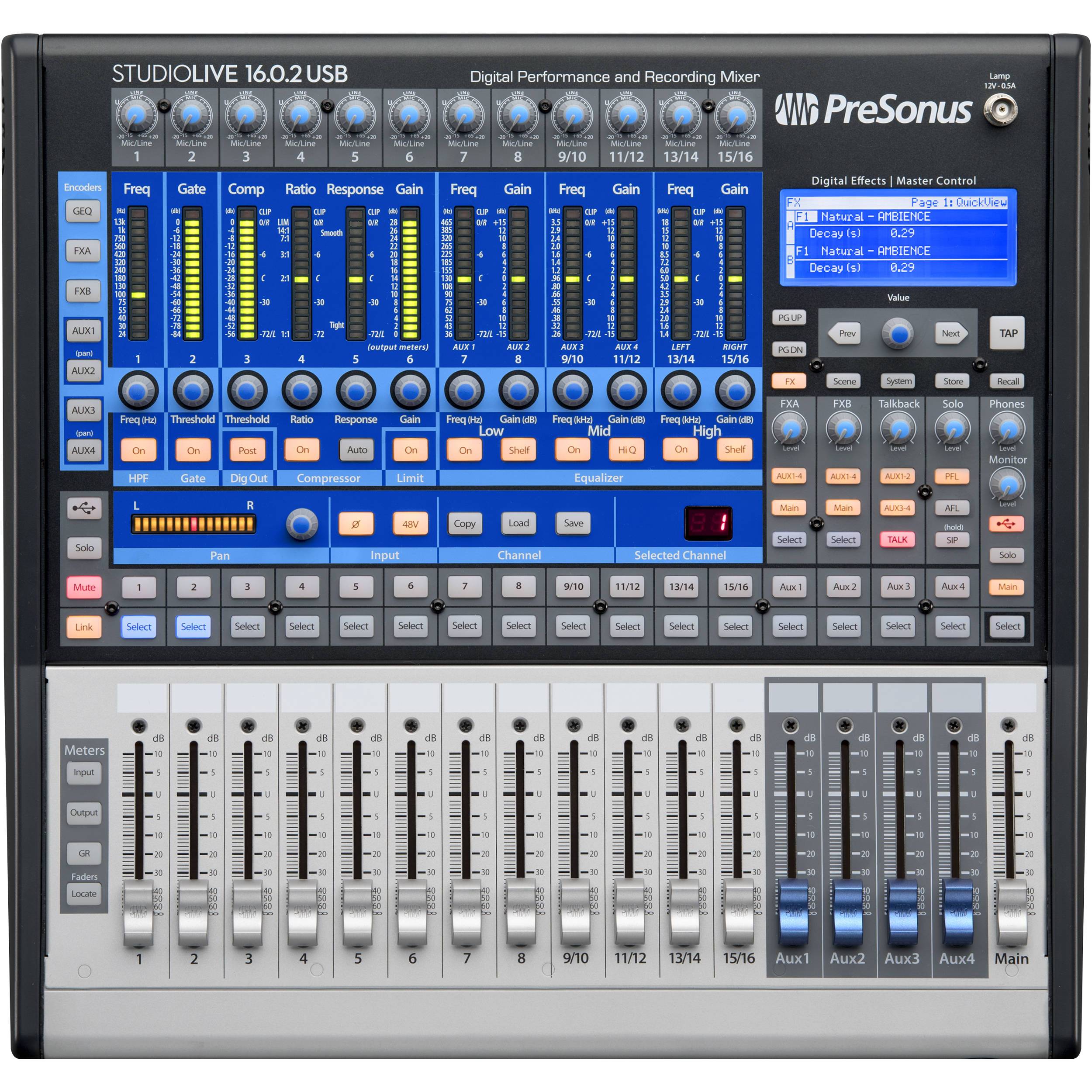 PreSonus StudioLive 16.0.2 Mixer Digital USB Mixers/Consolas PreSonus