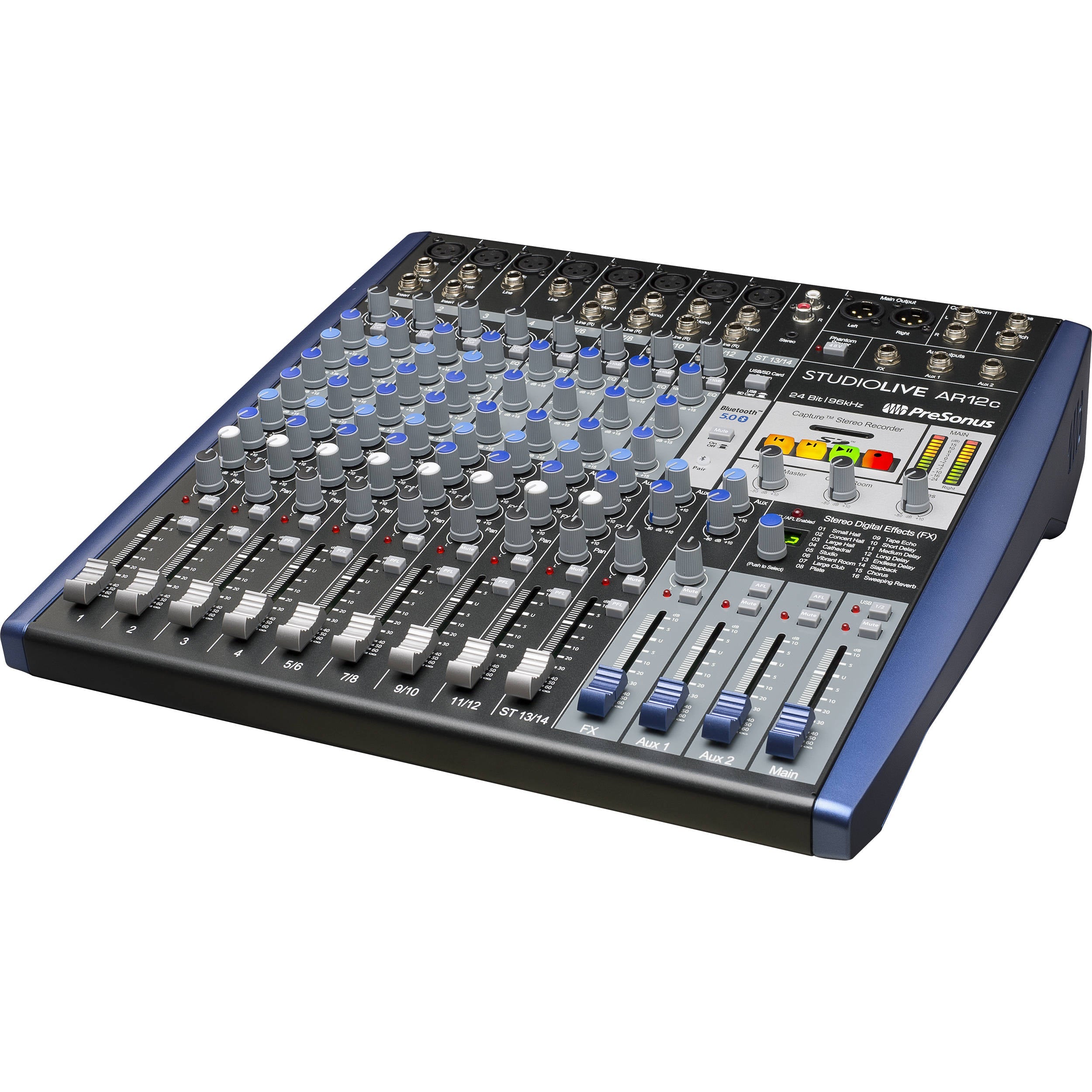 PreSonus StudioLive AR12c Mezclador Híbrido de 14 Canales USB-C Mixers/Consolas PreSonus