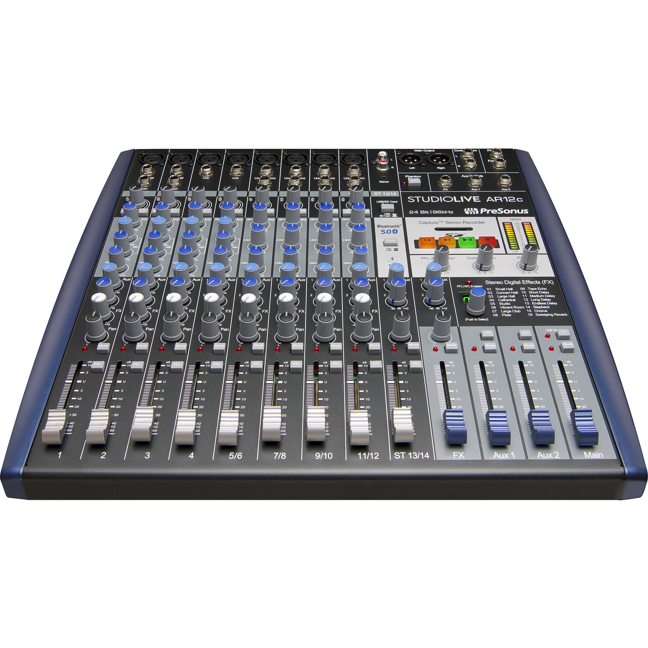 PreSonus StudioLive AR12c Mezclador Híbrido de 14 Canales USB-C Mixers/Consolas PreSonus