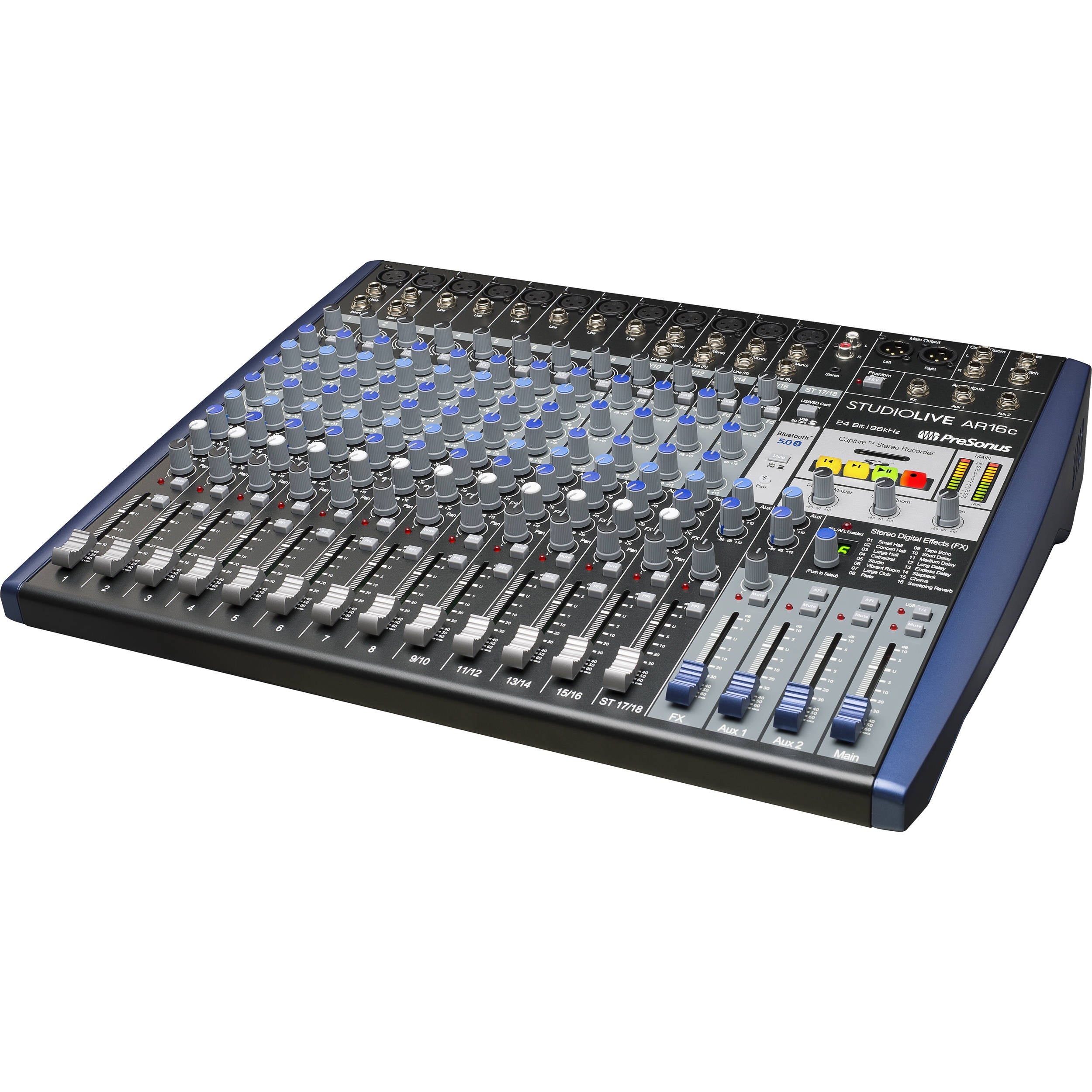 PreSonus StudioLive AR16c Mezclador Híbrido de 18 Canales USB-C Mixers/Consolas PreSonus