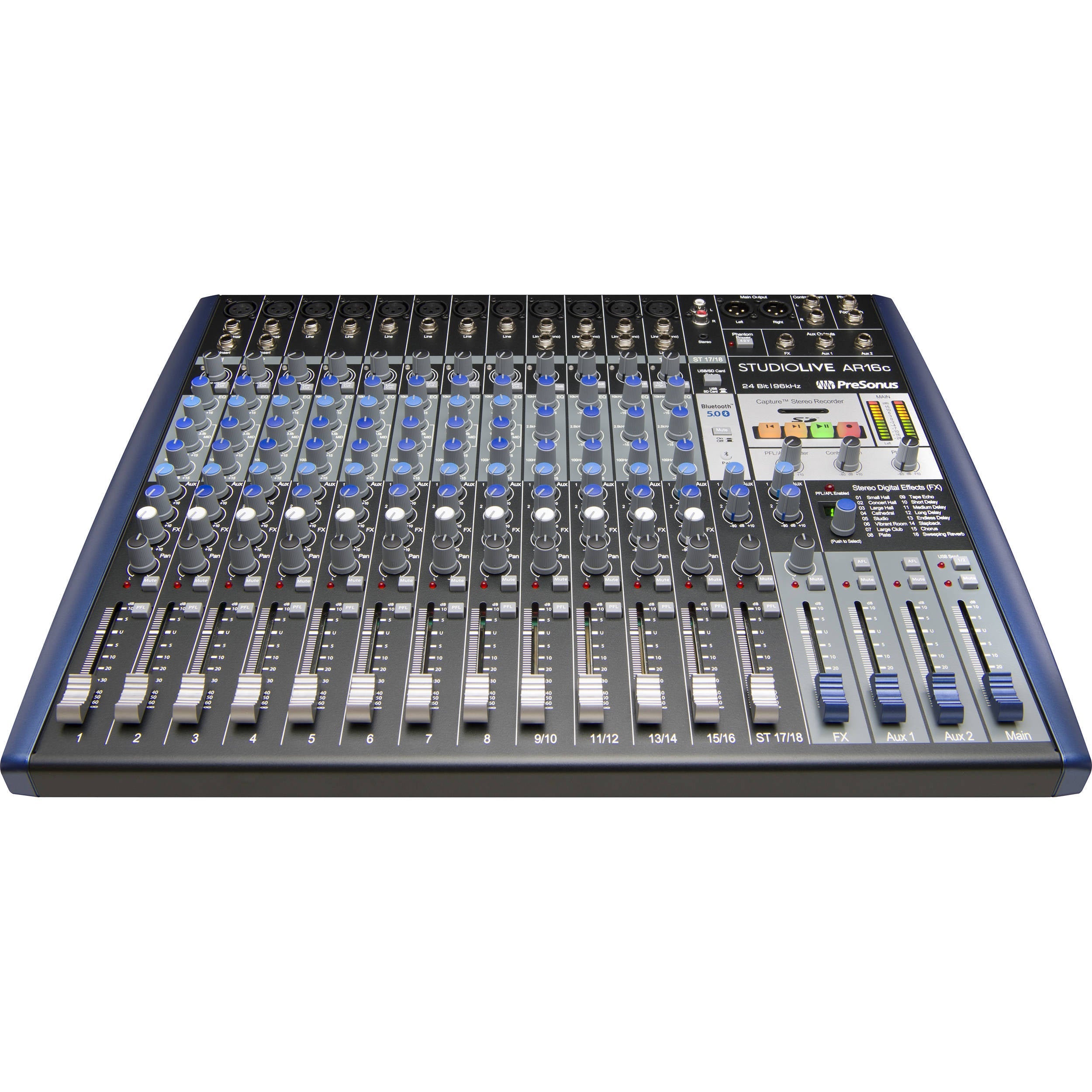 PreSonus StudioLive AR16c Mezclador Híbrido de 18 Canales USB-C Mixers/Consolas PreSonus