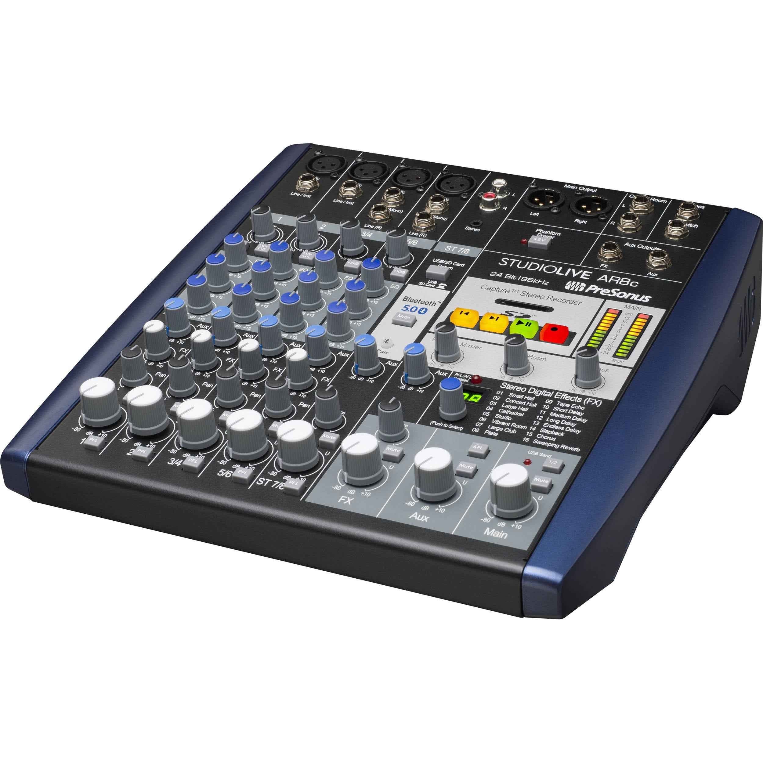 PreSonus StudioLive AR8c Mezclador Híbrido de 8 Canales USB-C Mixers/Consolas PreSonus