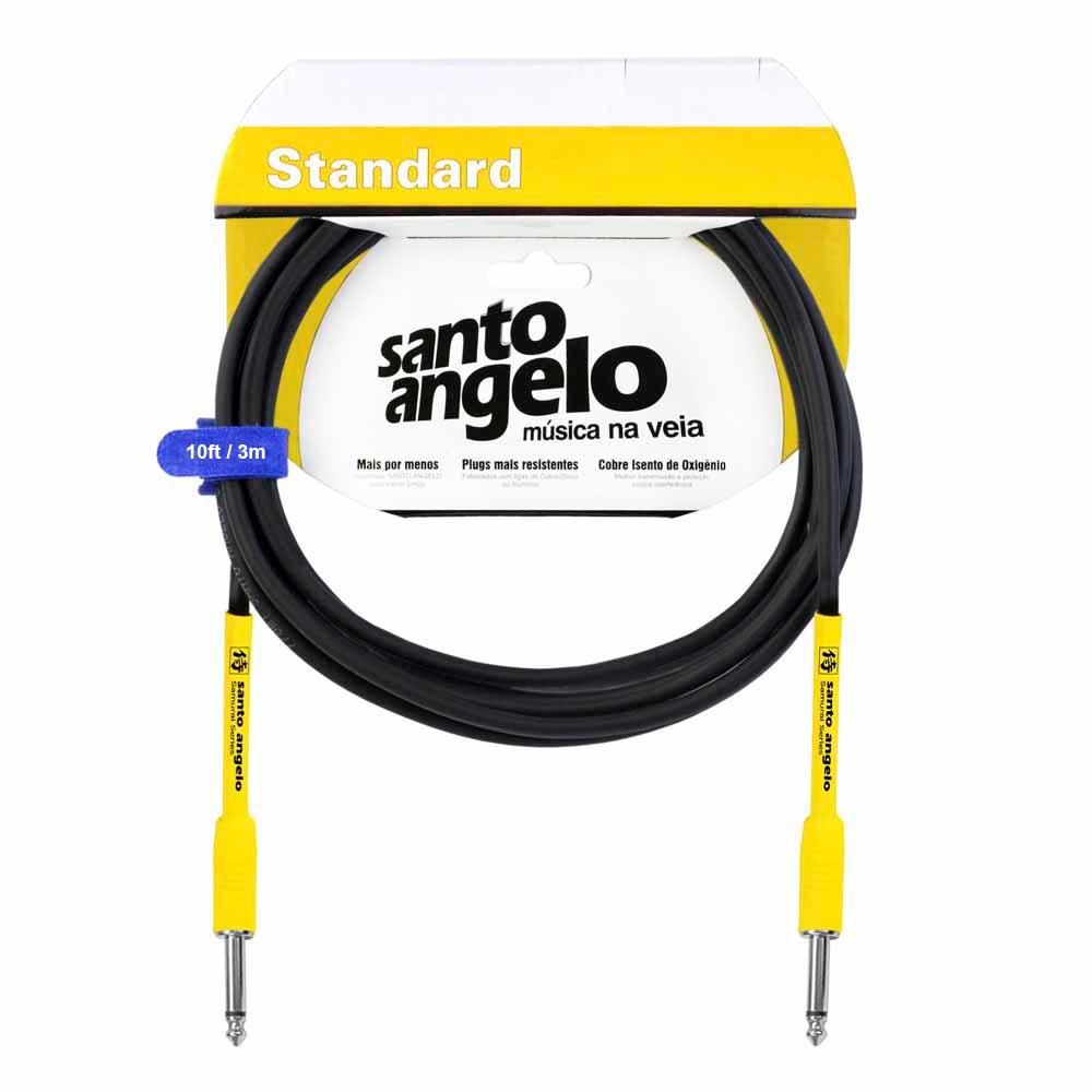 Santo Angelo Samurai Cable de Instrumento Plug de 3 Metros Cables de Instrumento Santo Angelo