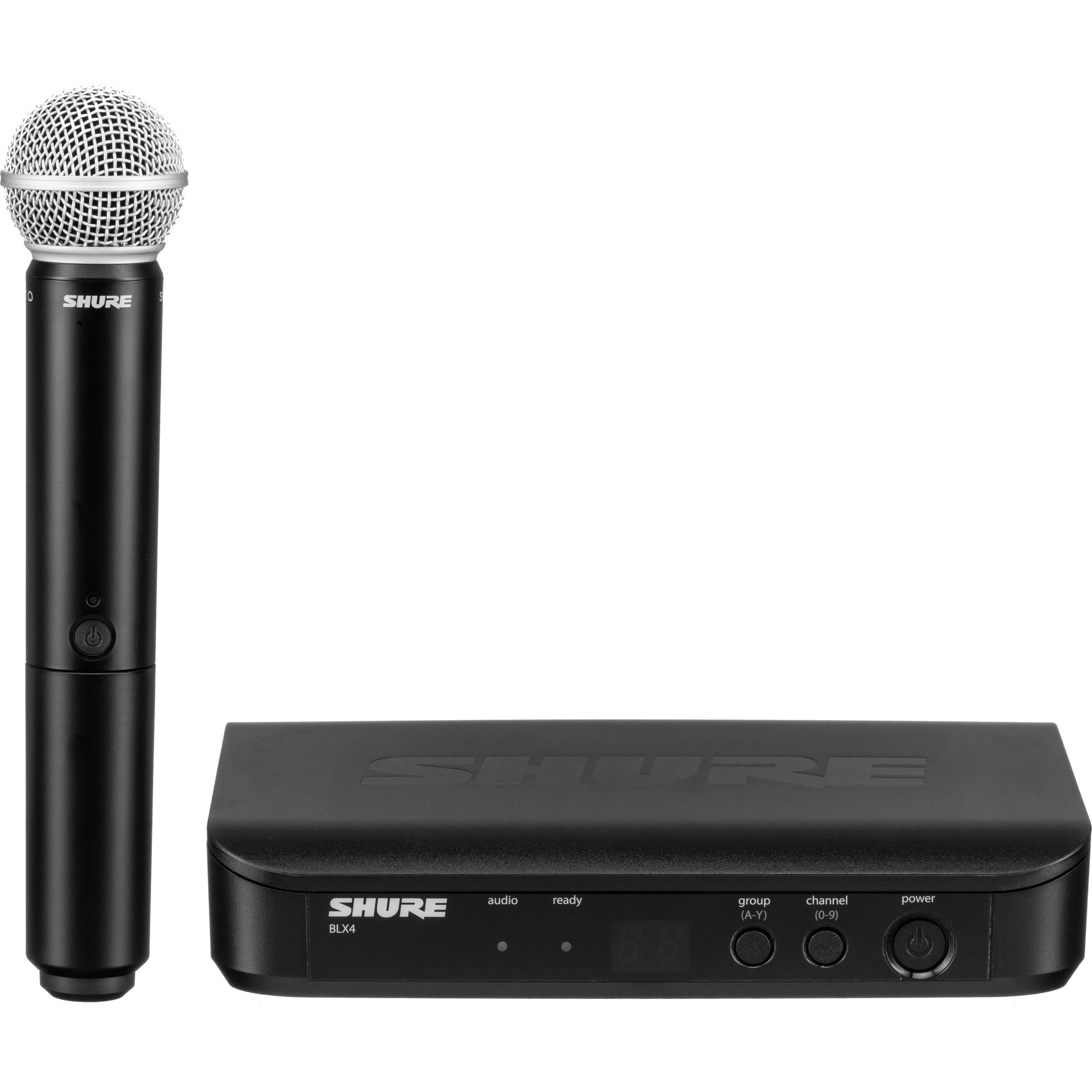 Shure BLX24/PG58 Sistema Inalambrico para Voz con Micrófono PGA58 Micrófonos Inalámbricos SHURE 