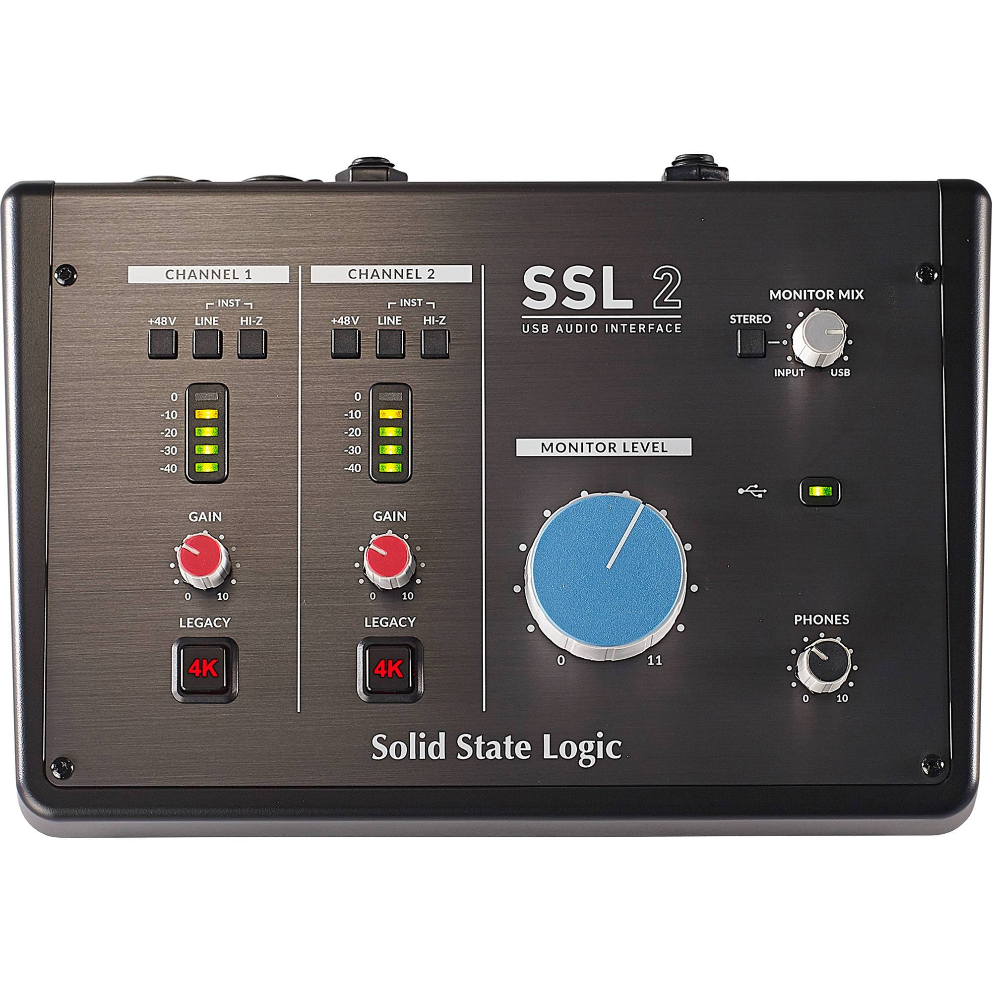 Solid State Logic SSL 2 Interfaz de Audio USB 2X2