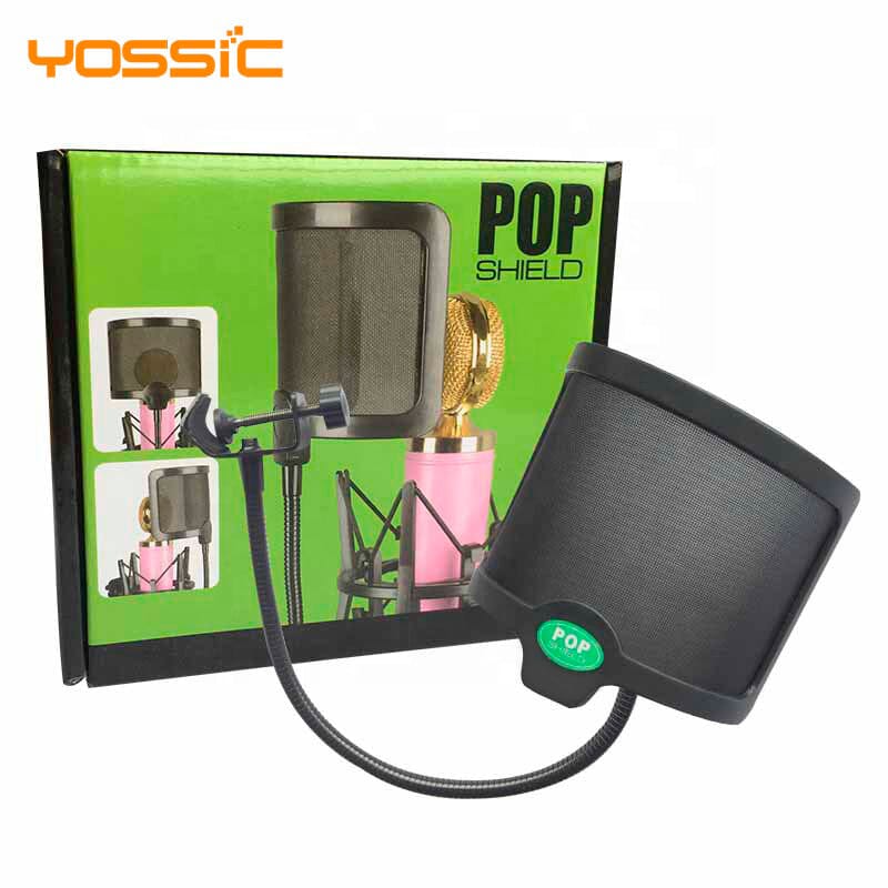 StudioMusic Filtro Antipop Compacto para Micrófono Filtros AntiPop StudioMusic