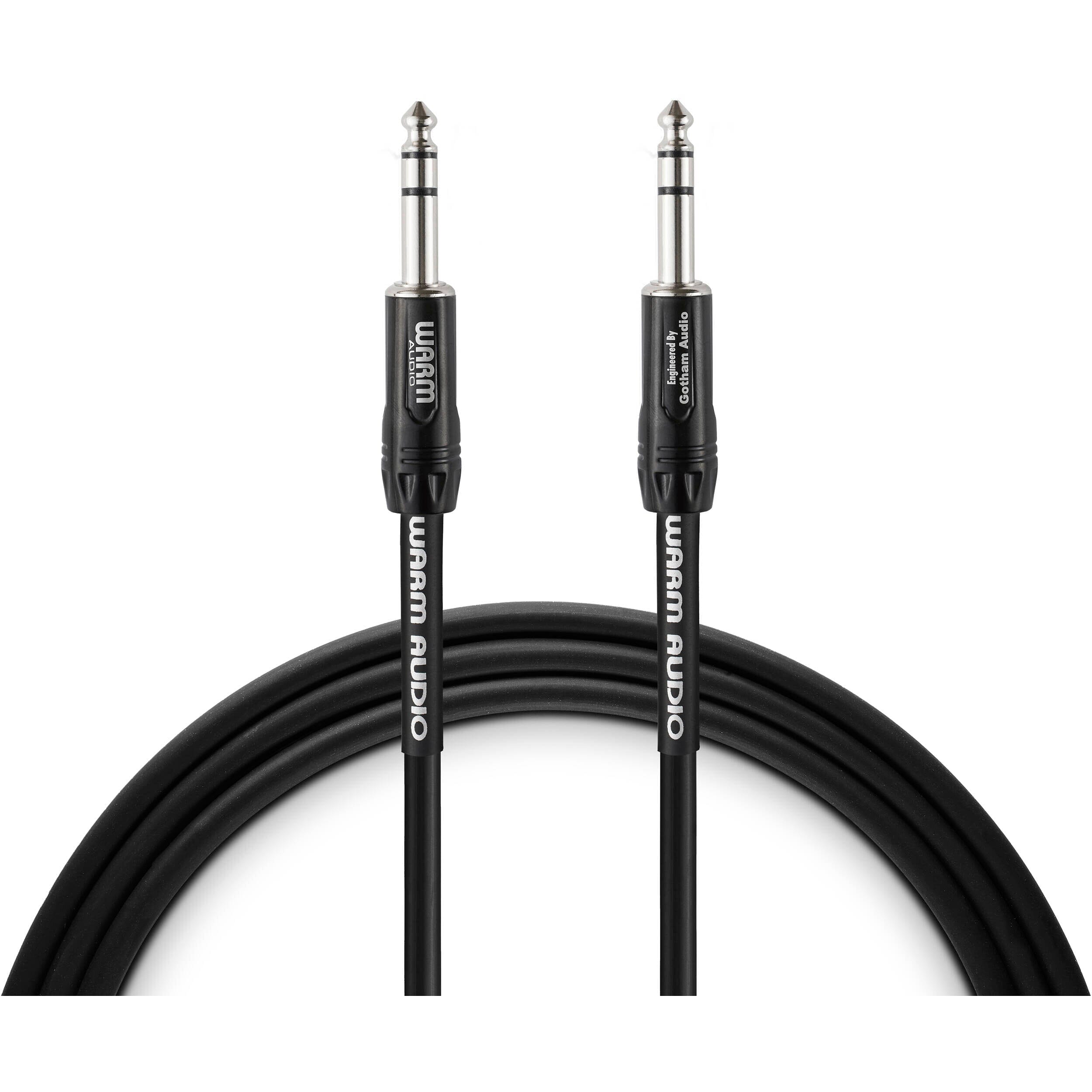 Warm Audio ProTRS10 Cable Balanceado TRS-TRS de 3 Metros Cables de Monitores Warm Audio